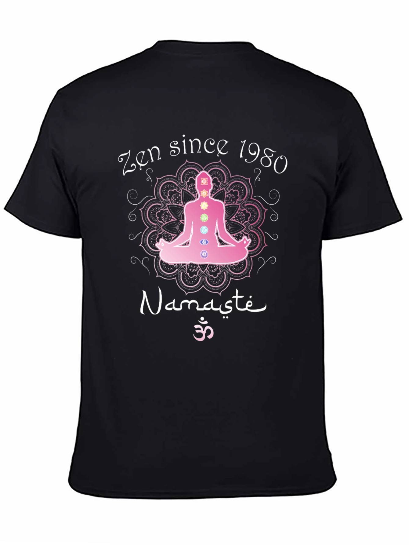 Zen Since 1980 Namaste Graphic T-Shirt