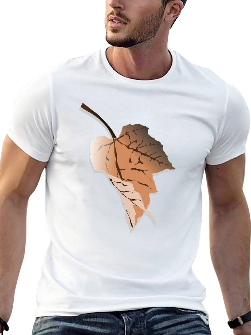 Autumn Leaf Graphic T-Shirt - Stylish and Comfortable