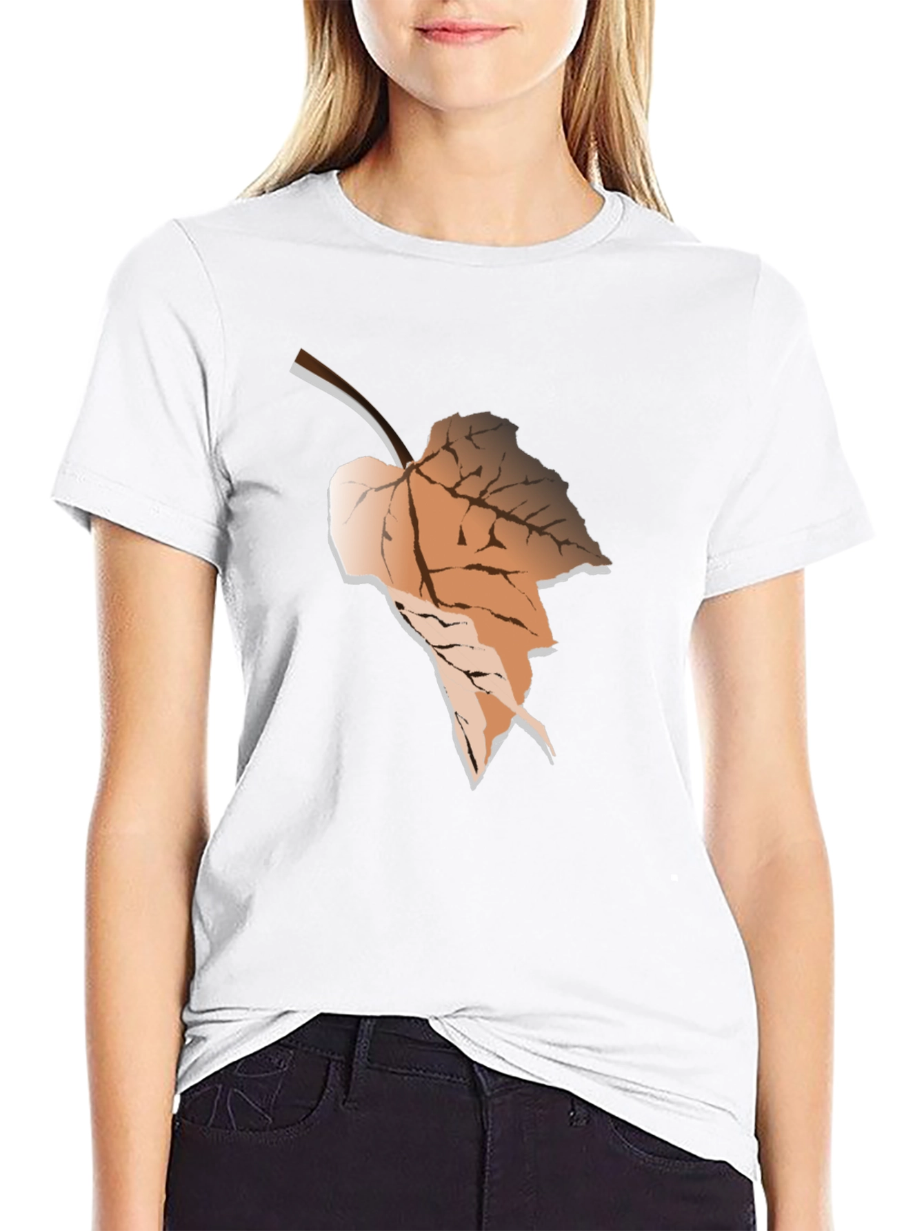 Autumn Leaf Graphic T-Shirt - Stylish and Comfortable