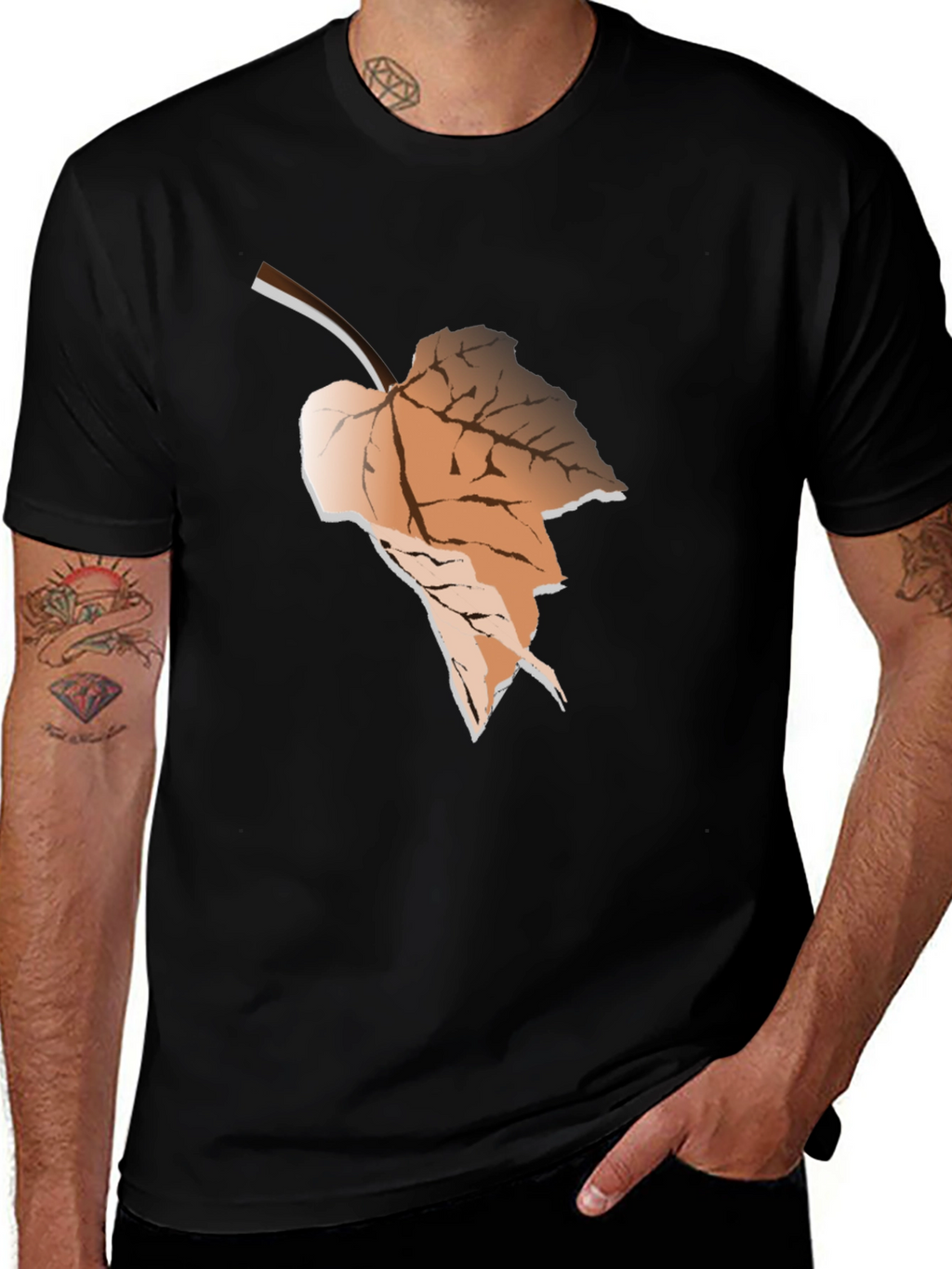 Autumn Leaf Graphic T-Shirt - Stylish and Comfortable