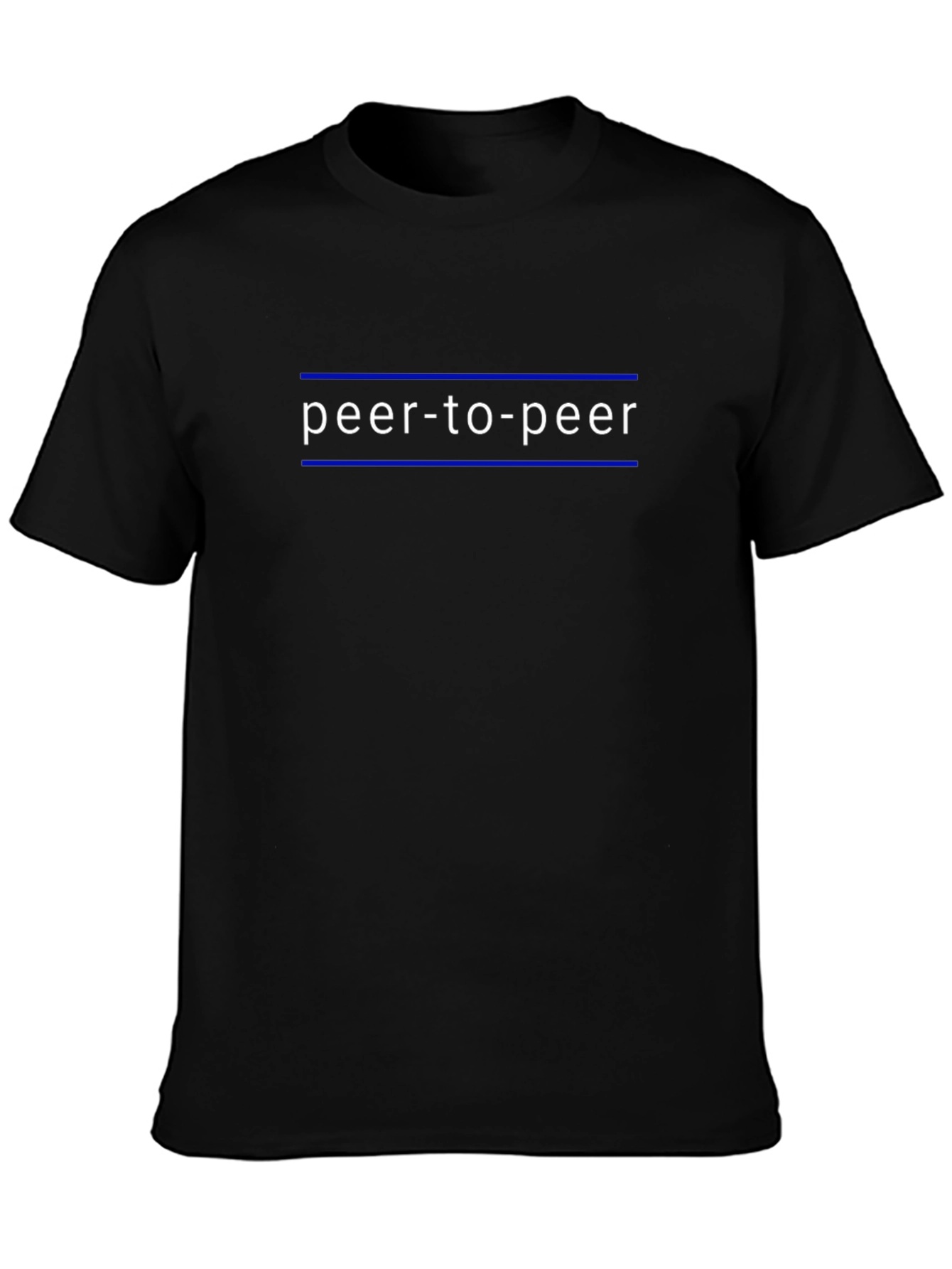 Peer-to-Peer Black Tee