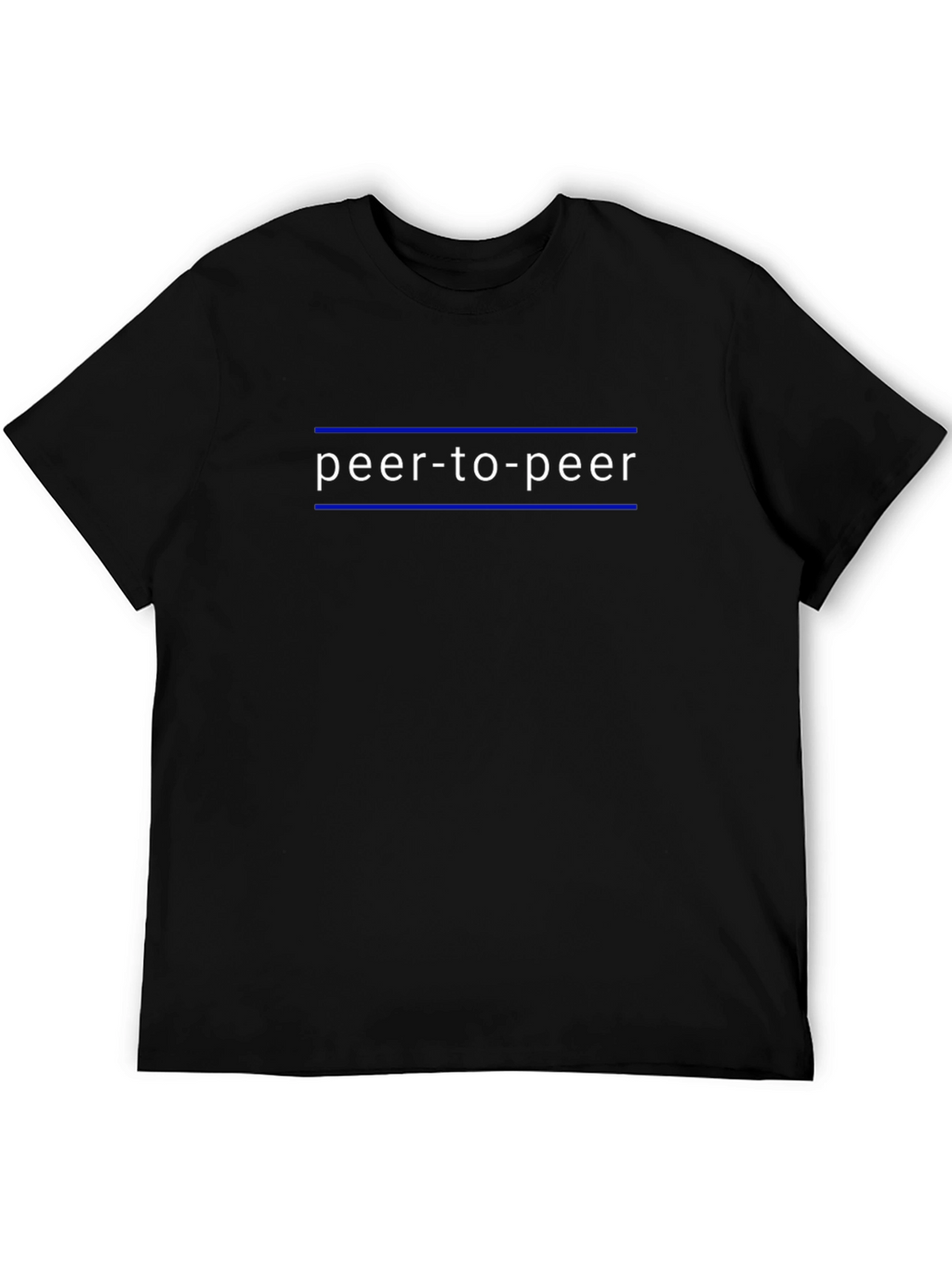 Peer-to-Peer Black Tee