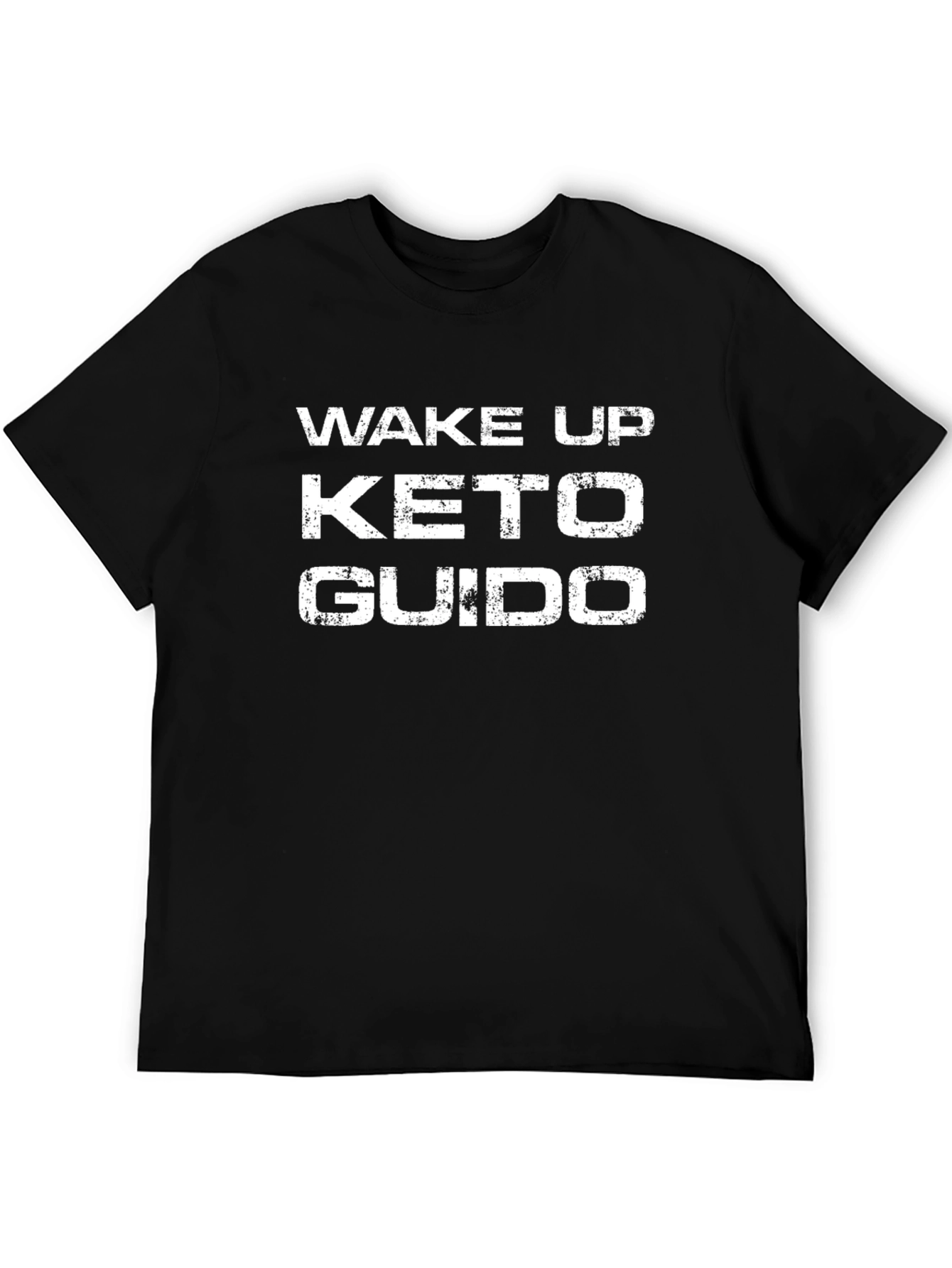 Wake Up Keto Guido T-Shirt - Funny Fitness Tee