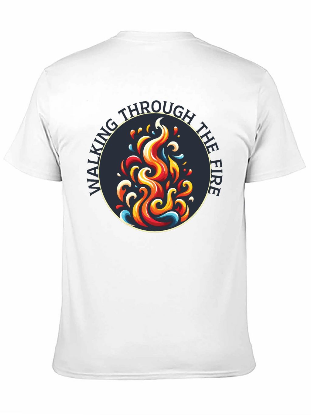 Walking Through the Fire Graphic Tee - Black