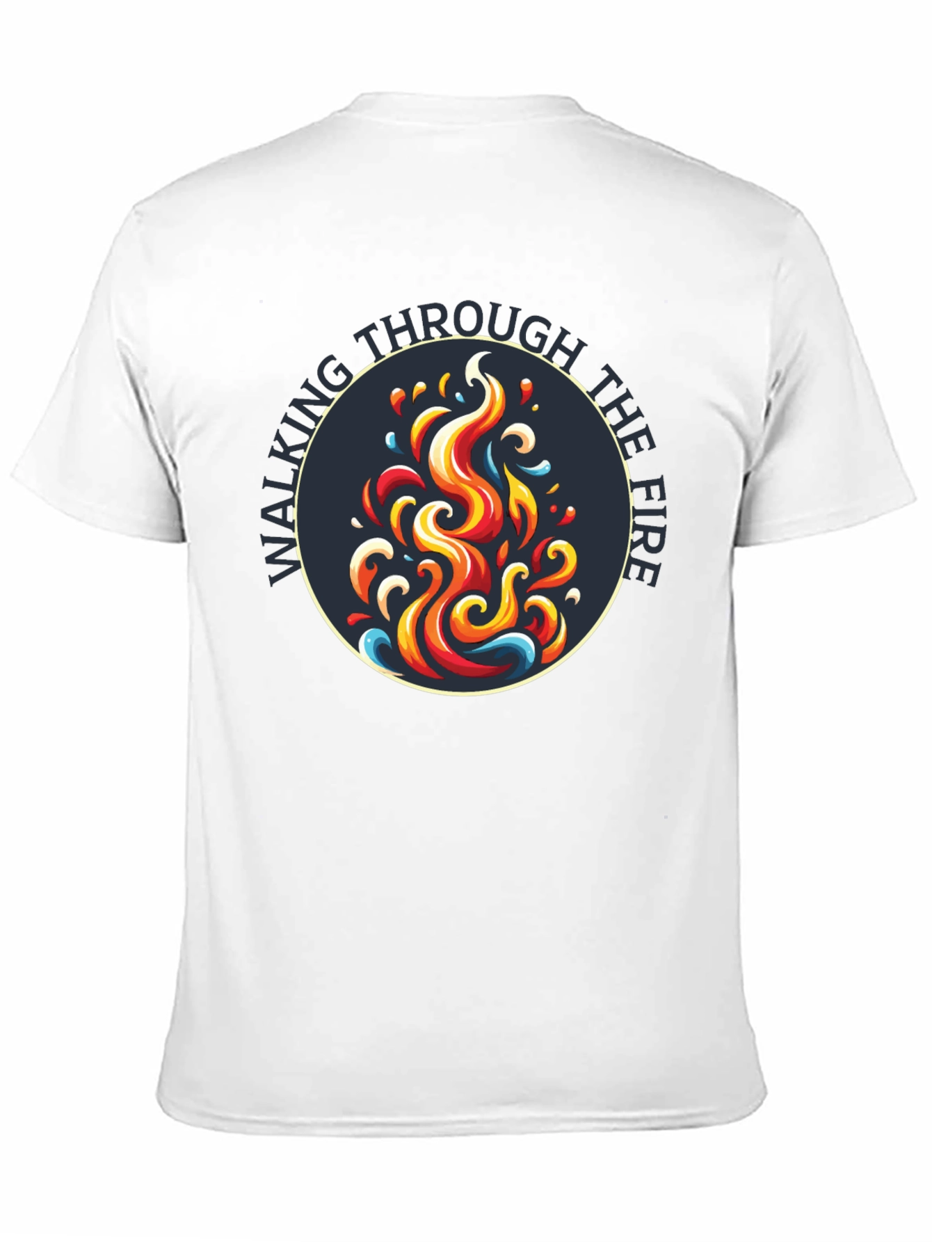 Walking Through the Fire Graphic Tee - Black