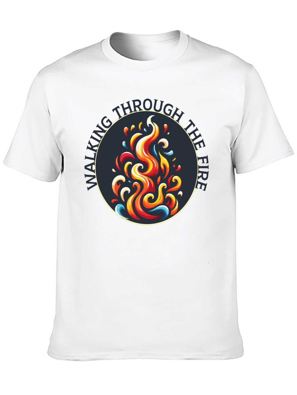 Walking Through the Fire Graphic Tee - Black