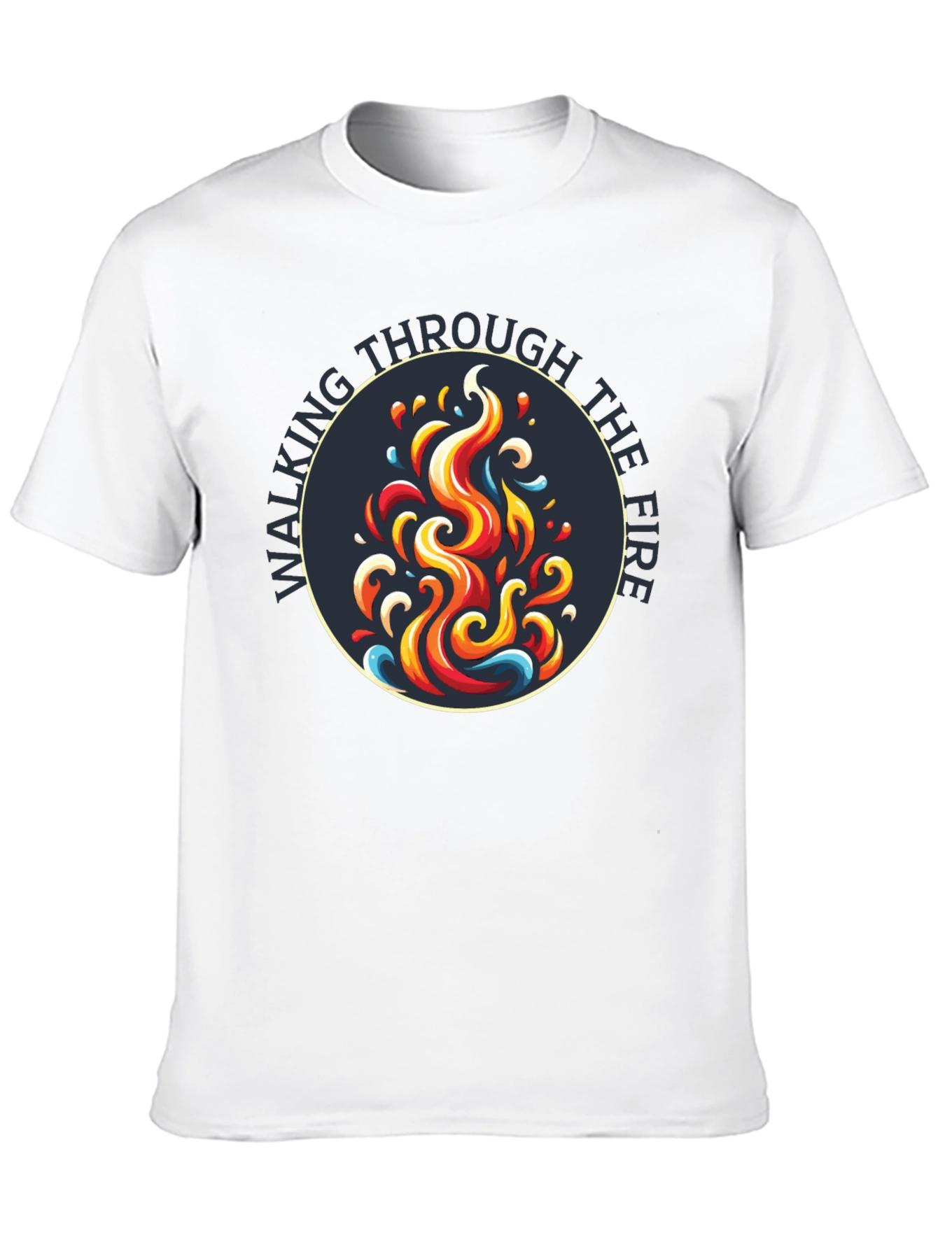 Walking Through the Fire Graphic Tee - Black