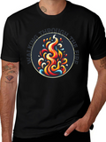 Walking Through the Fire Graphic Tee - Black