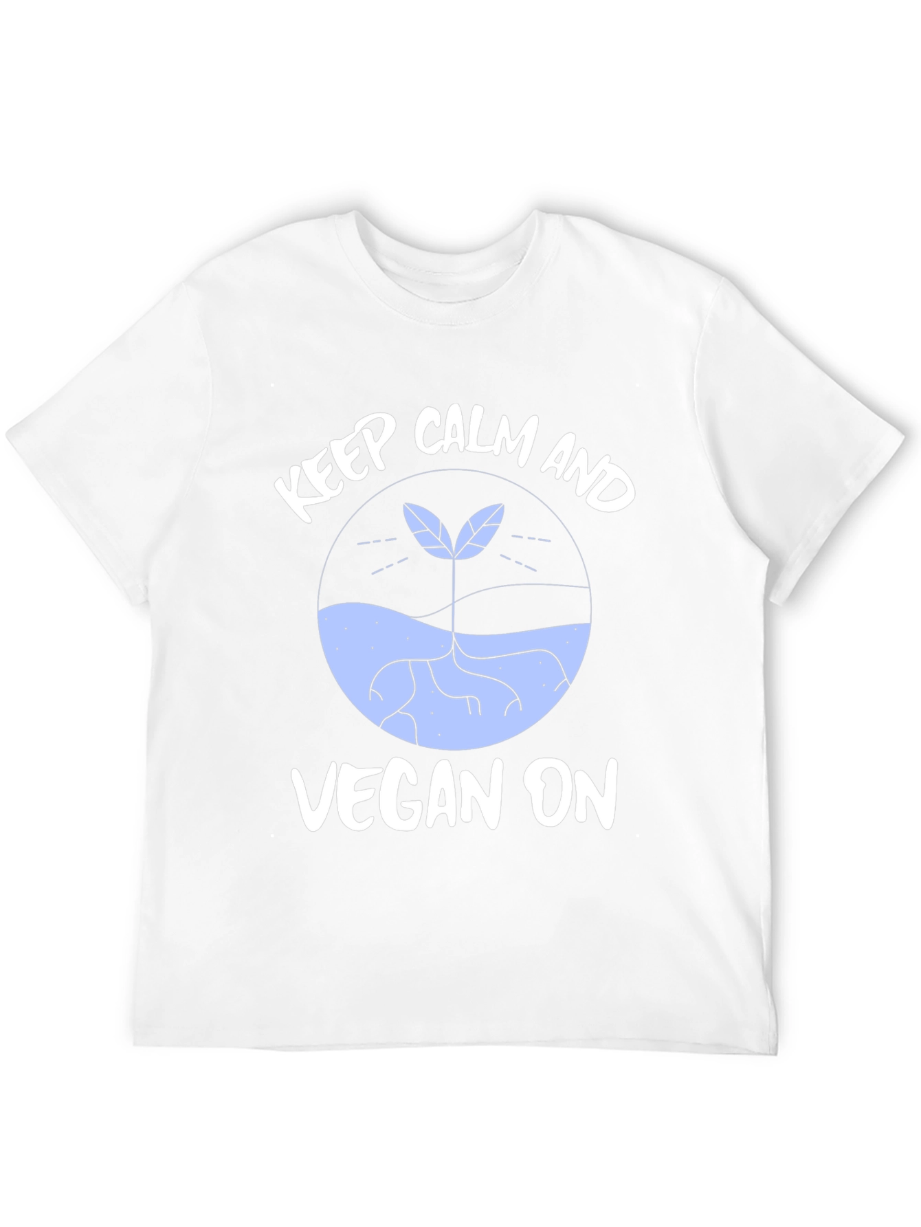 Keep Calm & Vegan On Graphic Tee