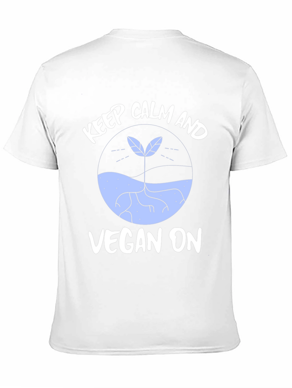 Keep Calm & Vegan On Graphic Tee