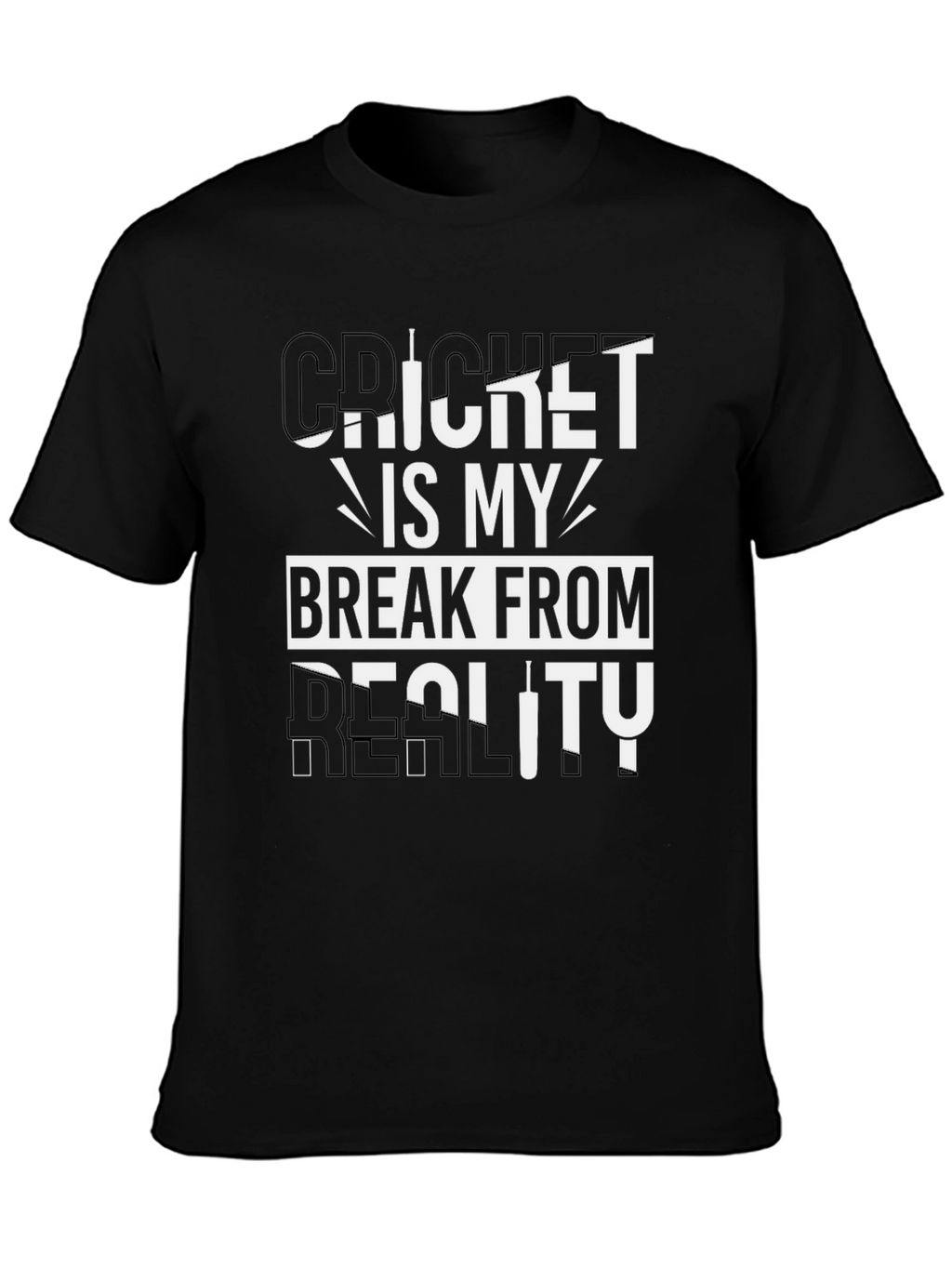 Cricket Is My Break From Reality T-Shirt