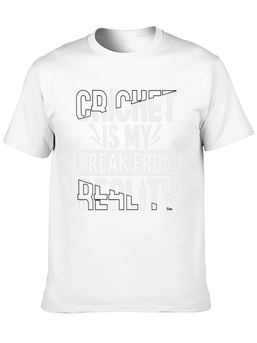 Cricket Is My Break From Reality T-Shirt