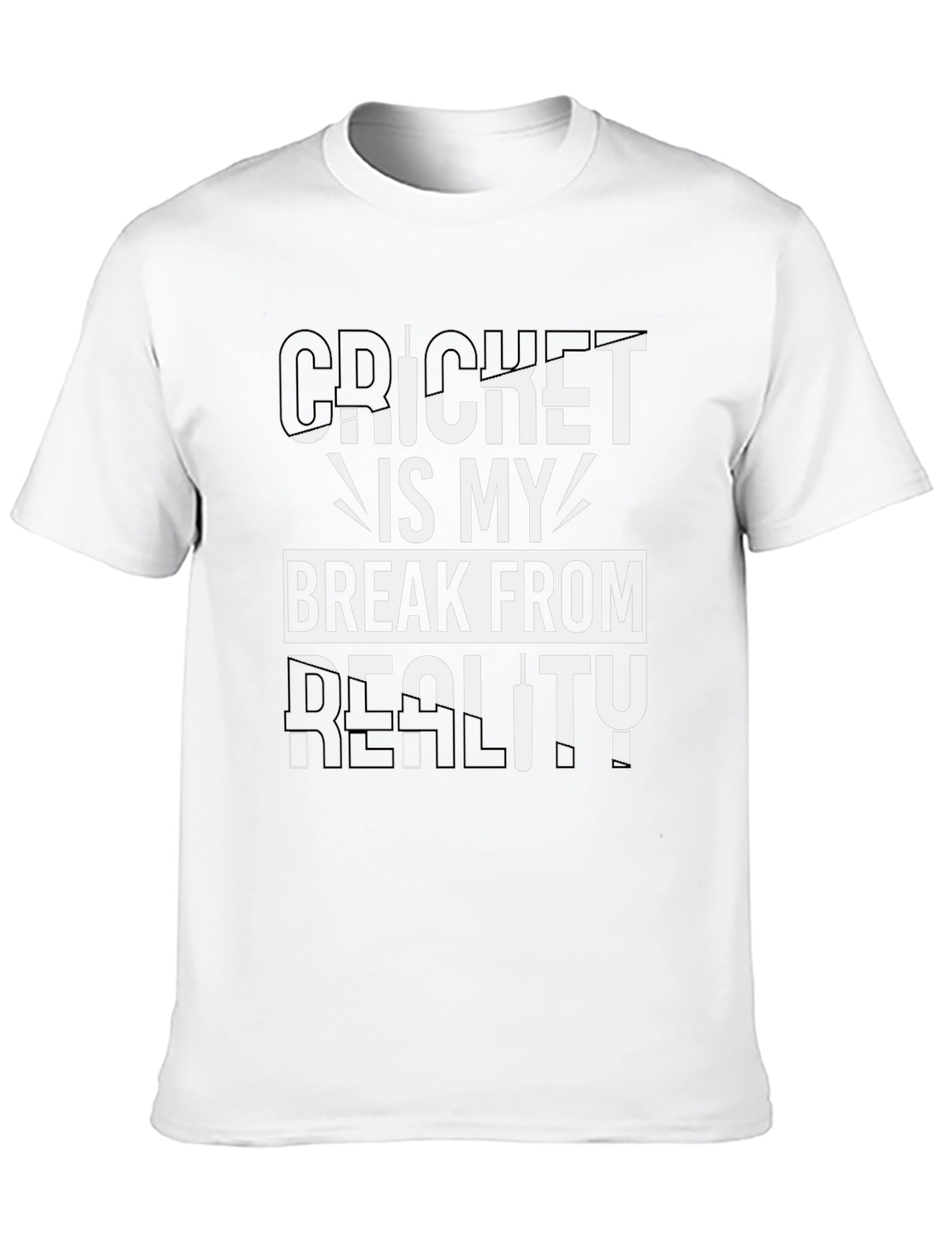 Cricket Is My Break From Reality T-Shirt