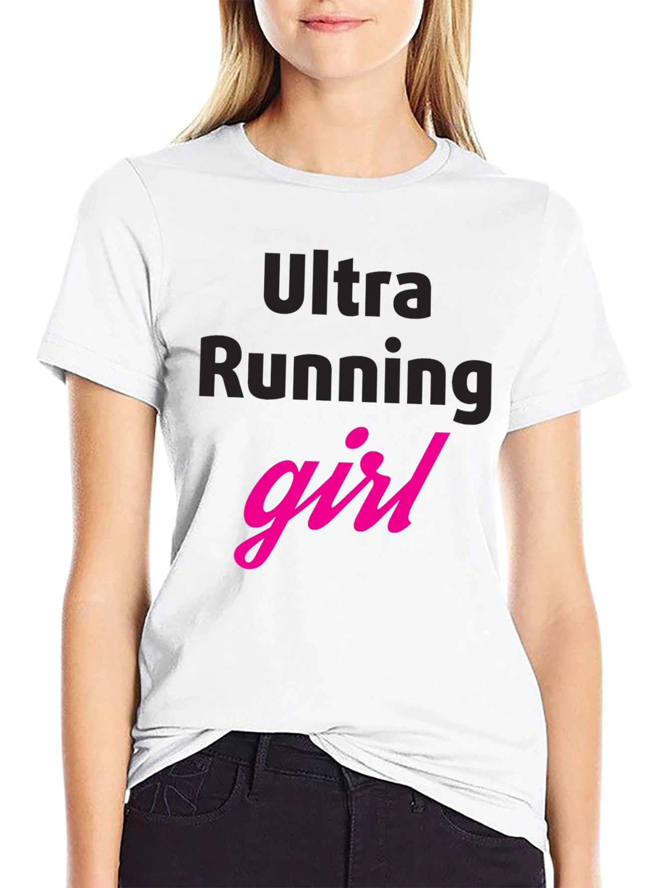 Ultra Running Girl Graphic T-Shirt