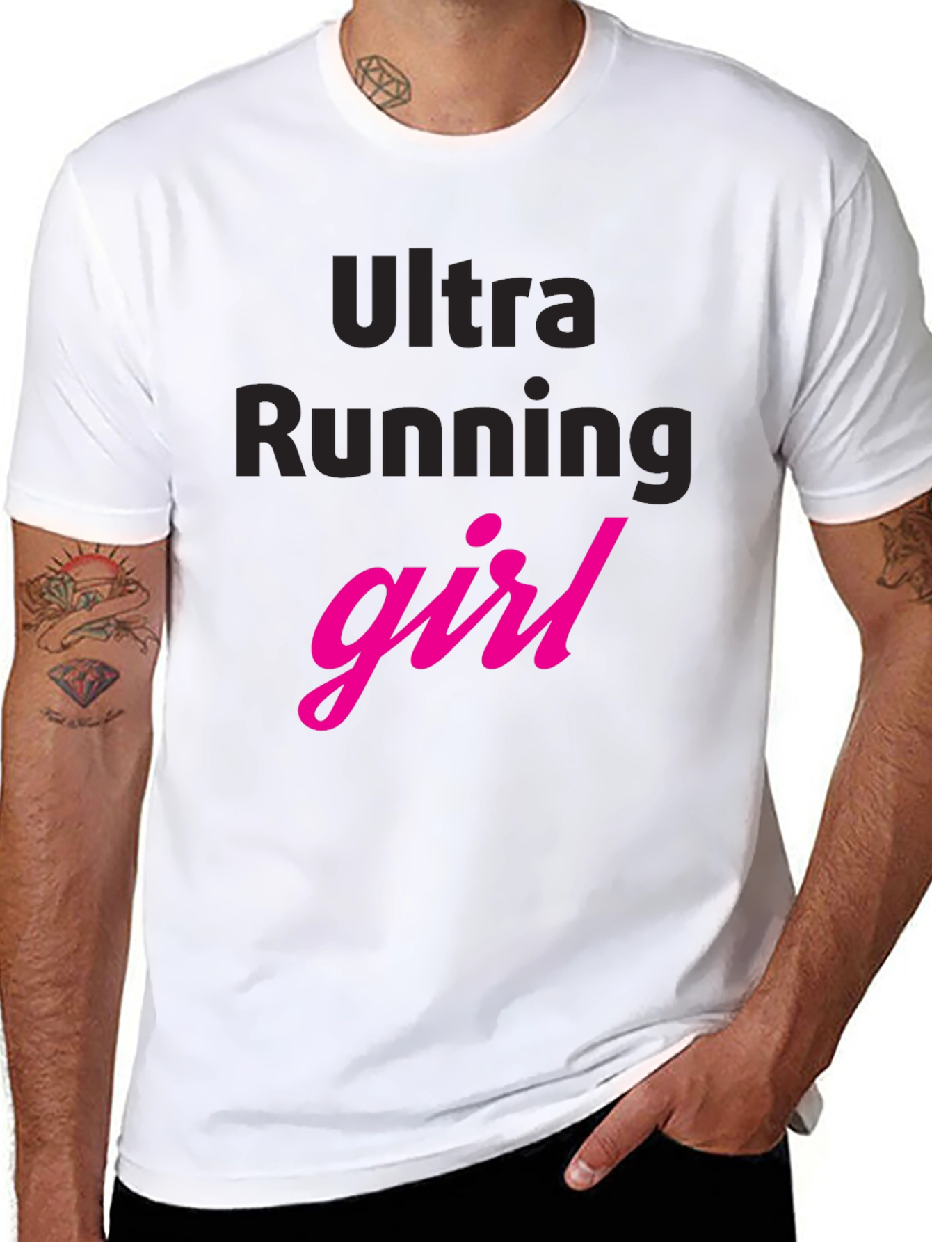 Ultra Running Girl Graphic T-Shirt