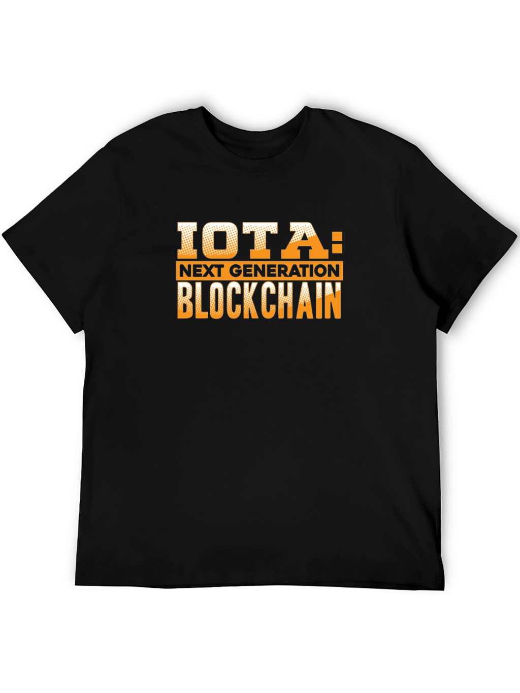 IOTA Next Generation Blockchain Black T-Shirt