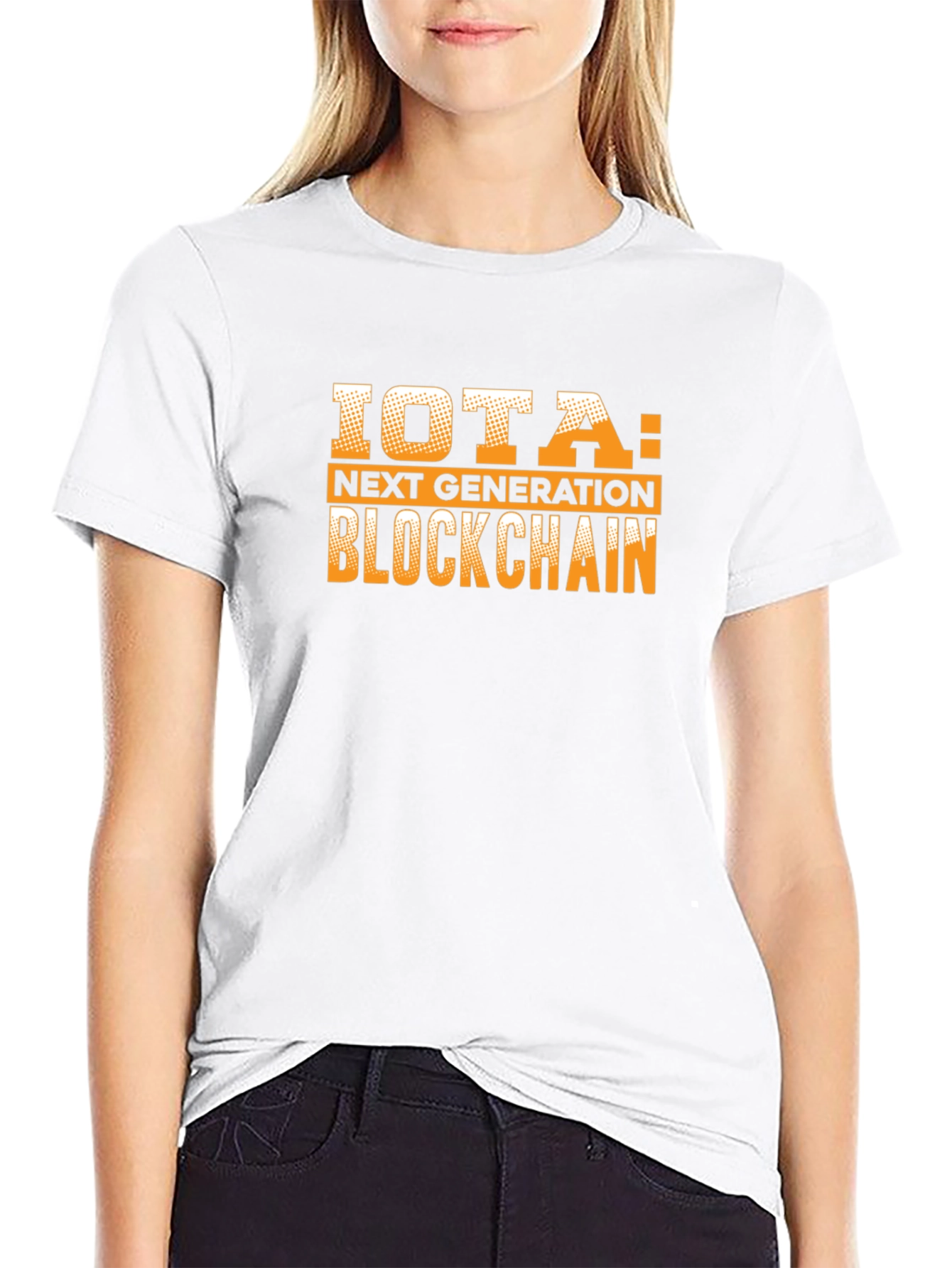 IOTA Next Generation Blockchain Black T-Shirt