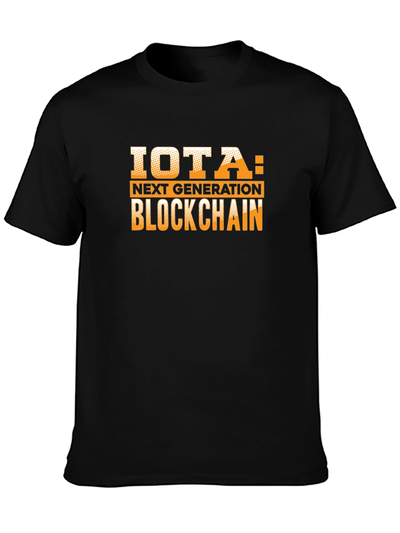 IOTA Next Generation Blockchain Black T-Shirt