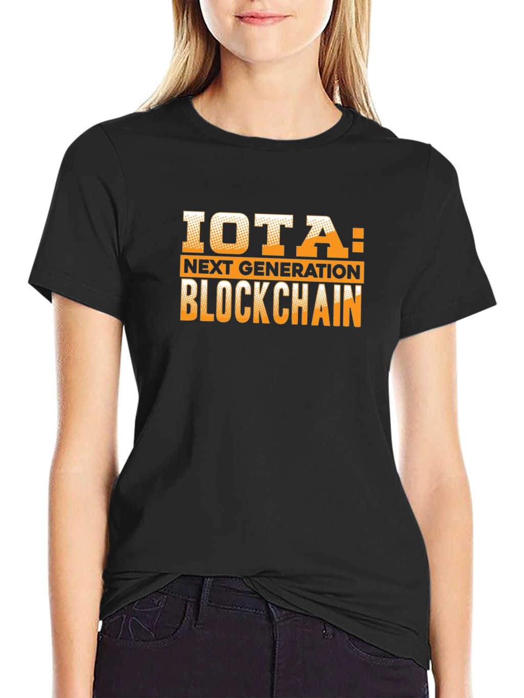IOTA Next Generation Blockchain Black T-Shirt