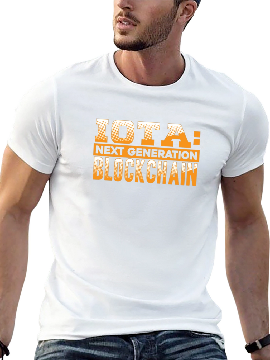 IOTA Next Generation Blockchain Black T-Shirt