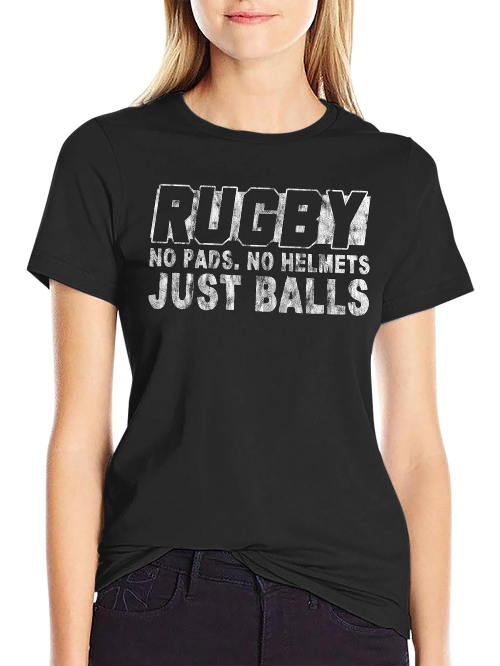 Rugby T-Shirt No Pads No Helmets
