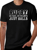 Rugby T-Shirt No Pads No Helmets