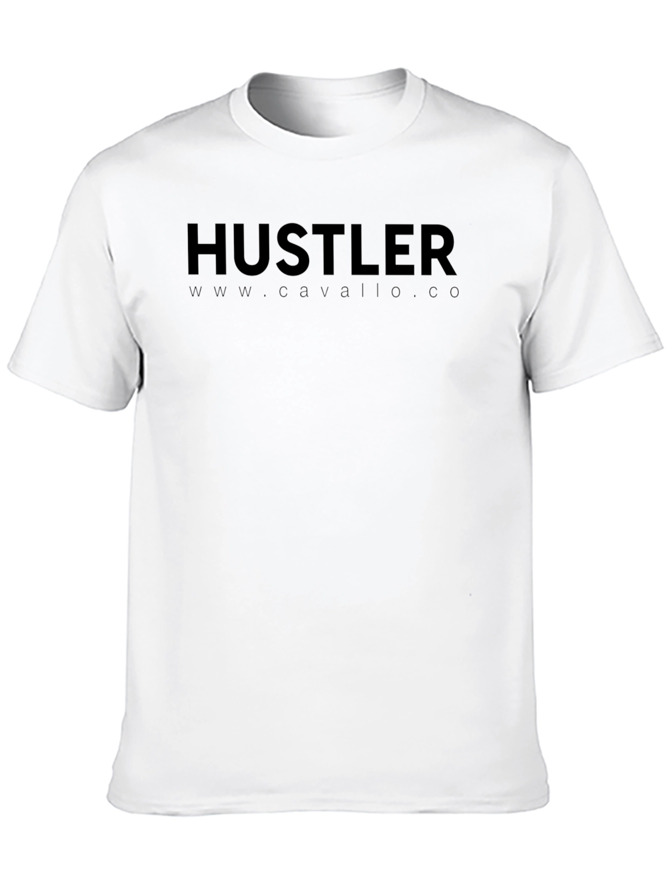Hustler Black Graphic Tee - Mens Casual T-Shirt
