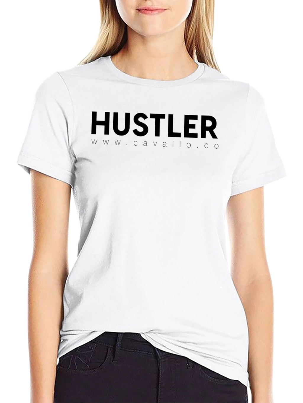 Hustler Black Graphic Tee - Mens Casual T-Shirt