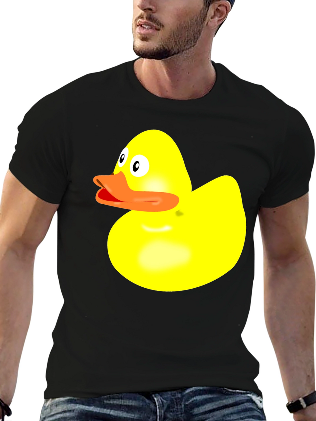 Rubber Duckie Graphic Tee - Mens Novelty T-Shirt