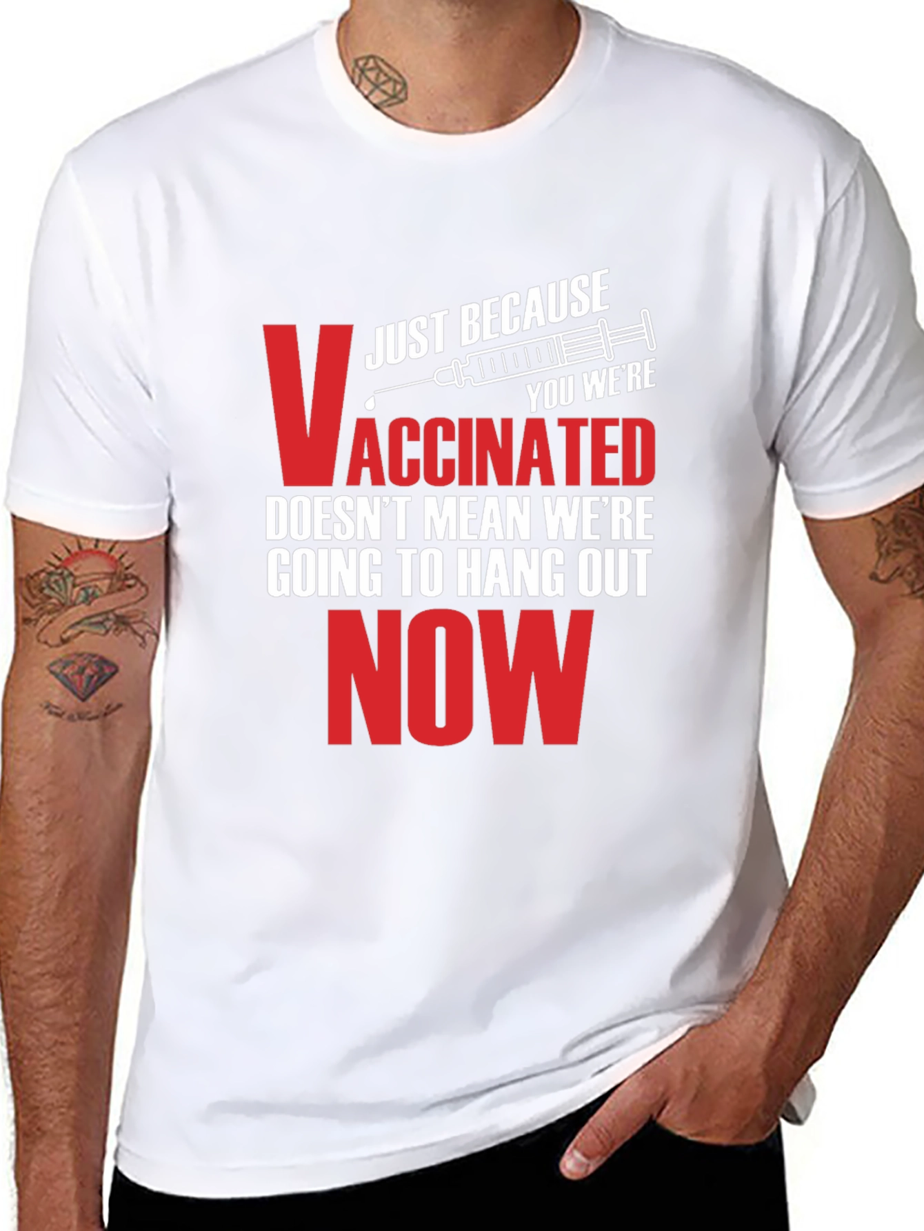Vaccinated Funny Sarcastic T-Shirt