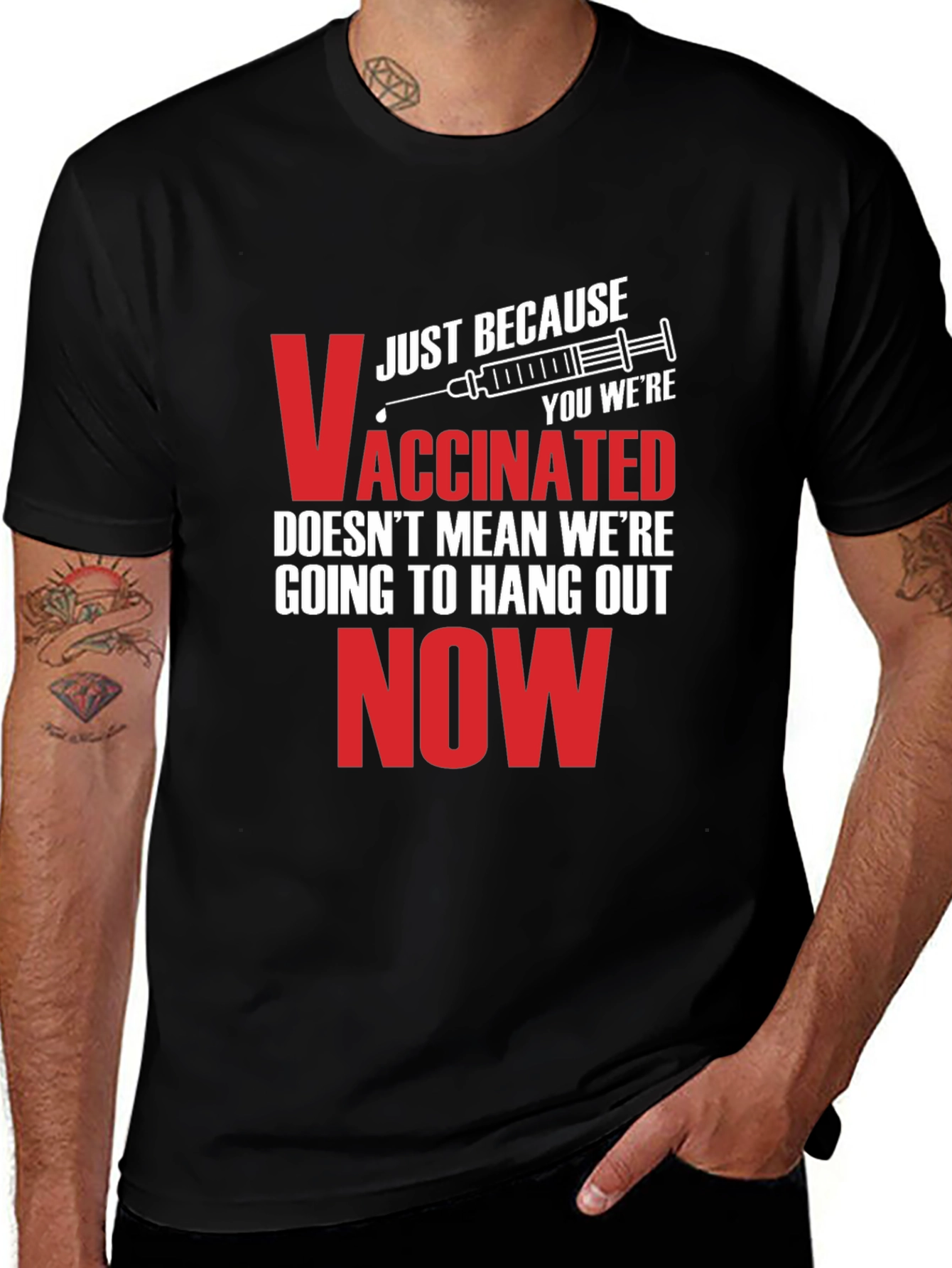 Vaccinated Funny Sarcastic T-Shirt