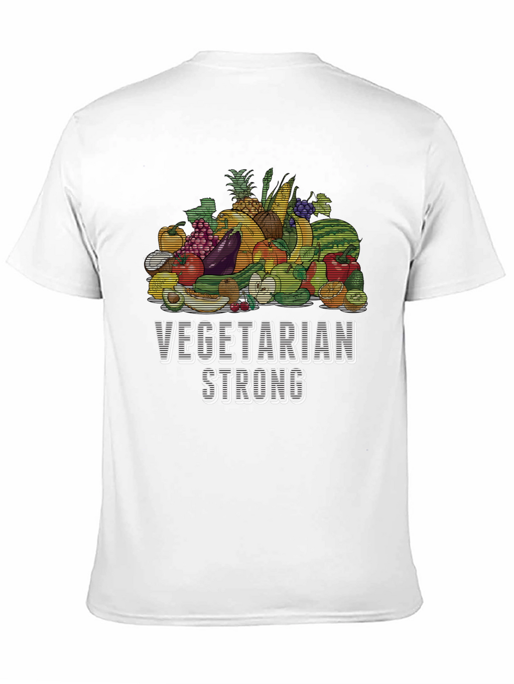 Vegetarian Strong T-Shirt - Vegan Graphic Tee