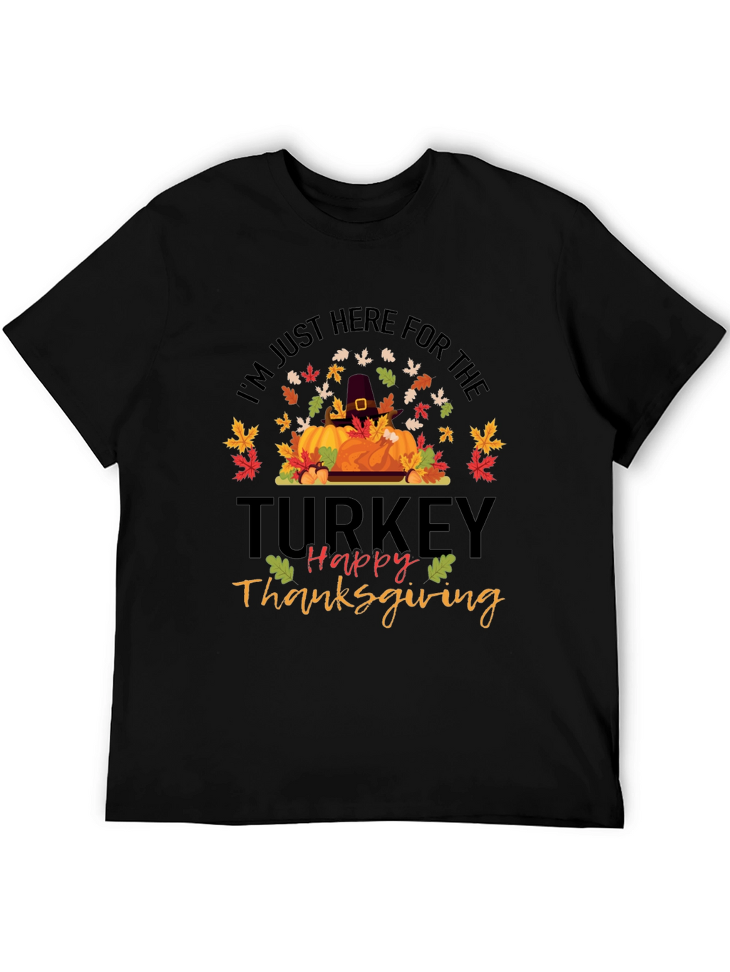 Thanksgiving Turkey Graphic T-Shirt