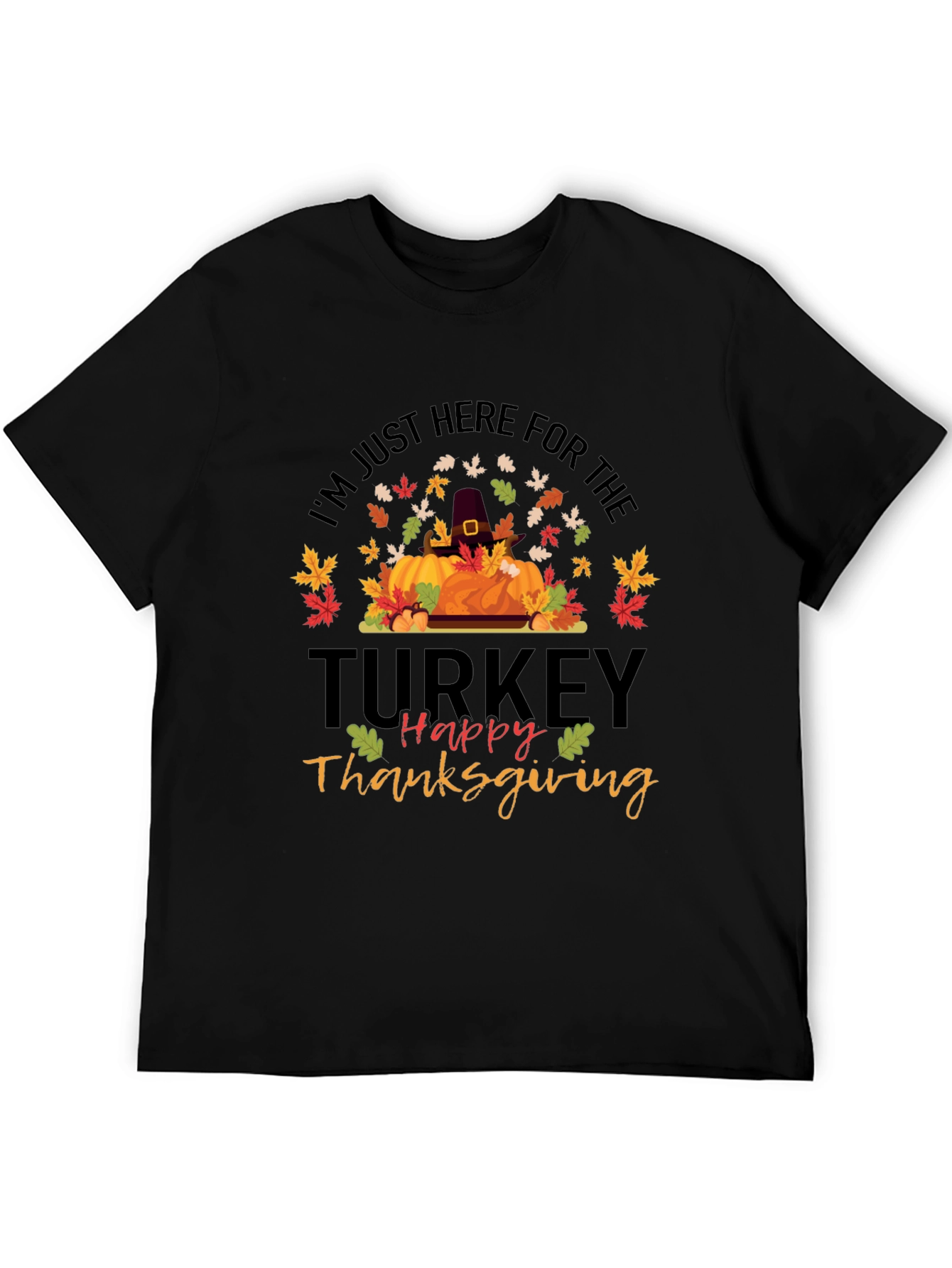 Thanksgiving Turkey Graphic T-Shirt