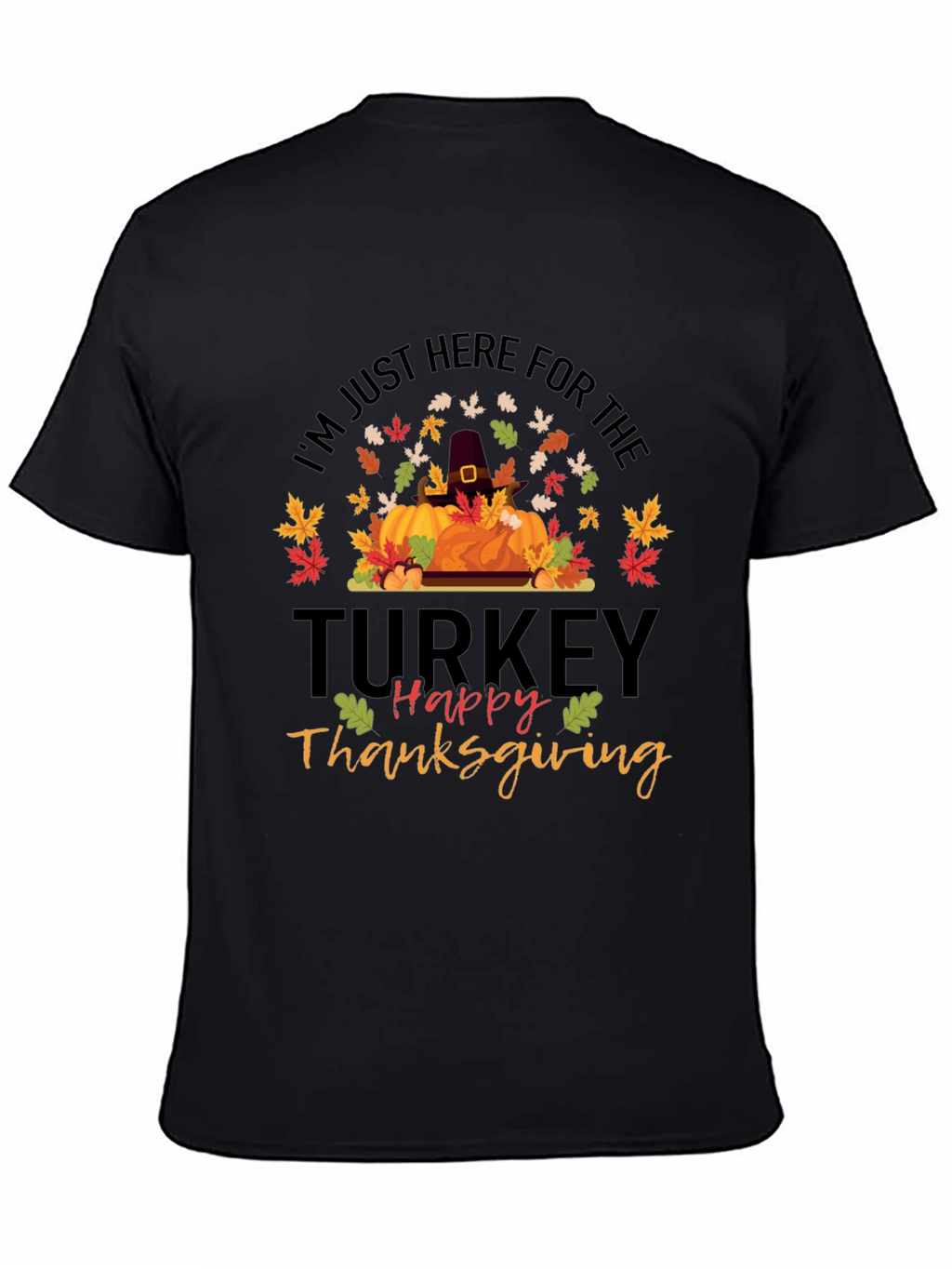 Thanksgiving Turkey Graphic T-Shirt