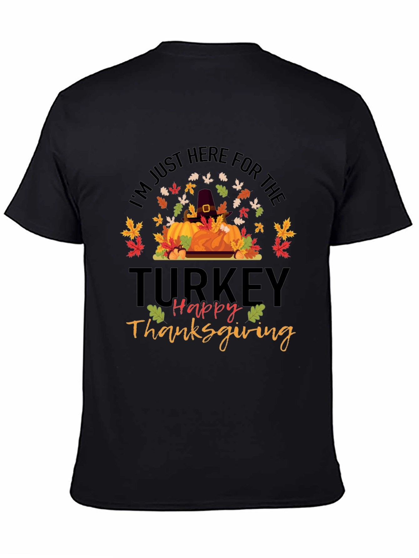 Thanksgiving Turkey Graphic T-Shirt