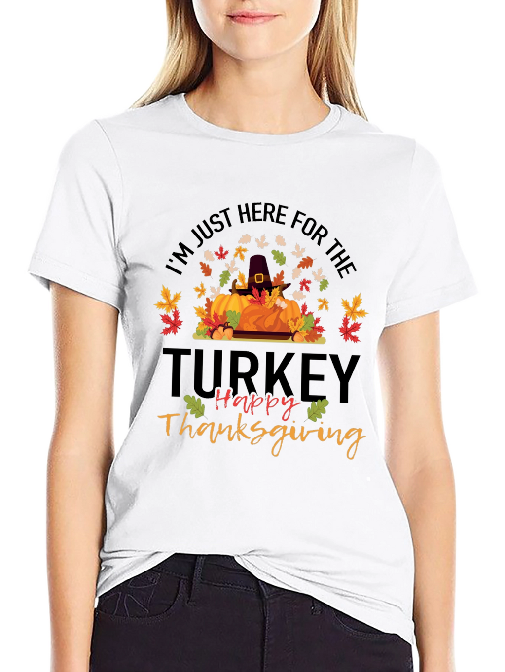 Thanksgiving Turkey Graphic T-Shirt