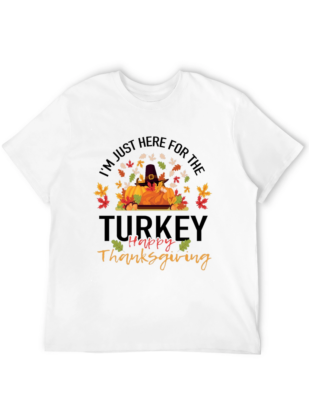 Thanksgiving Turkey Graphic T-Shirt