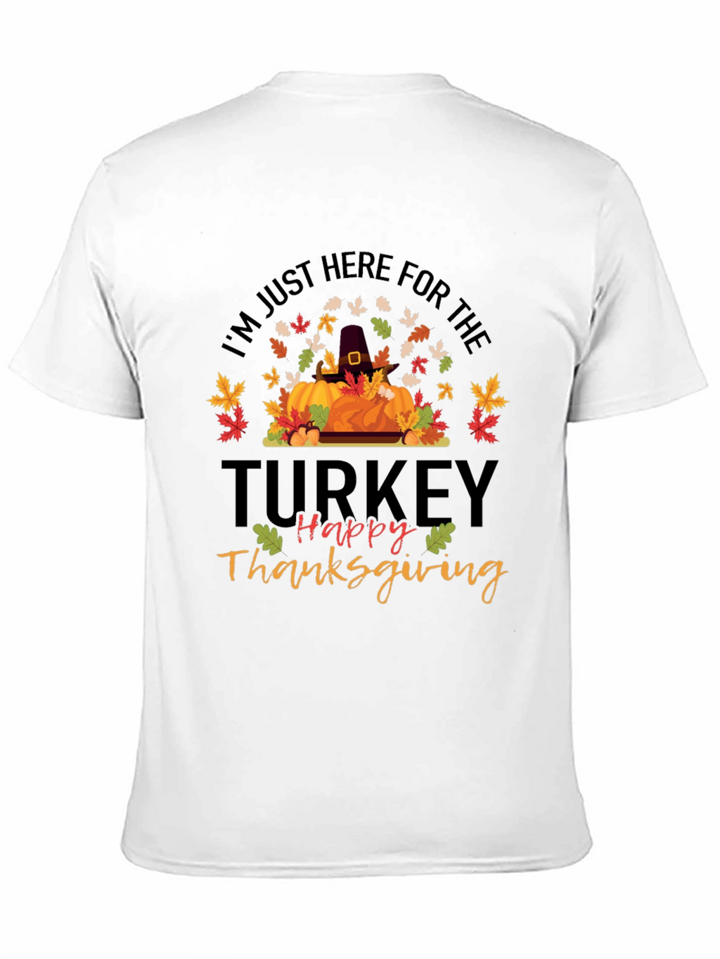 Thanksgiving Turkey Graphic T-Shirt