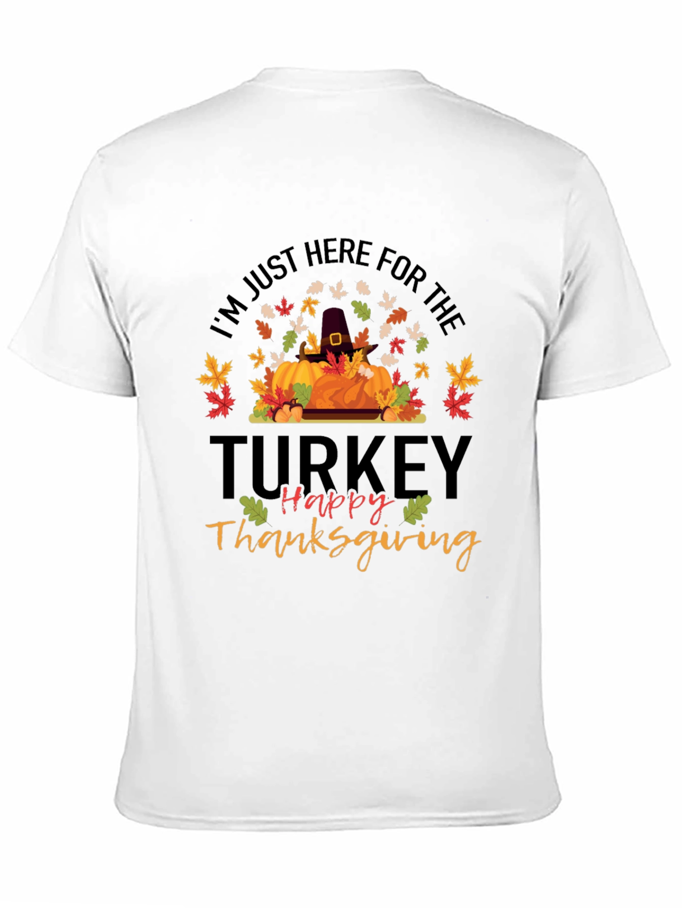 Thanksgiving Turkey Graphic T-Shirt