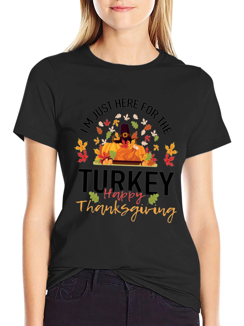 Thanksgiving Turkey Graphic T-Shirt