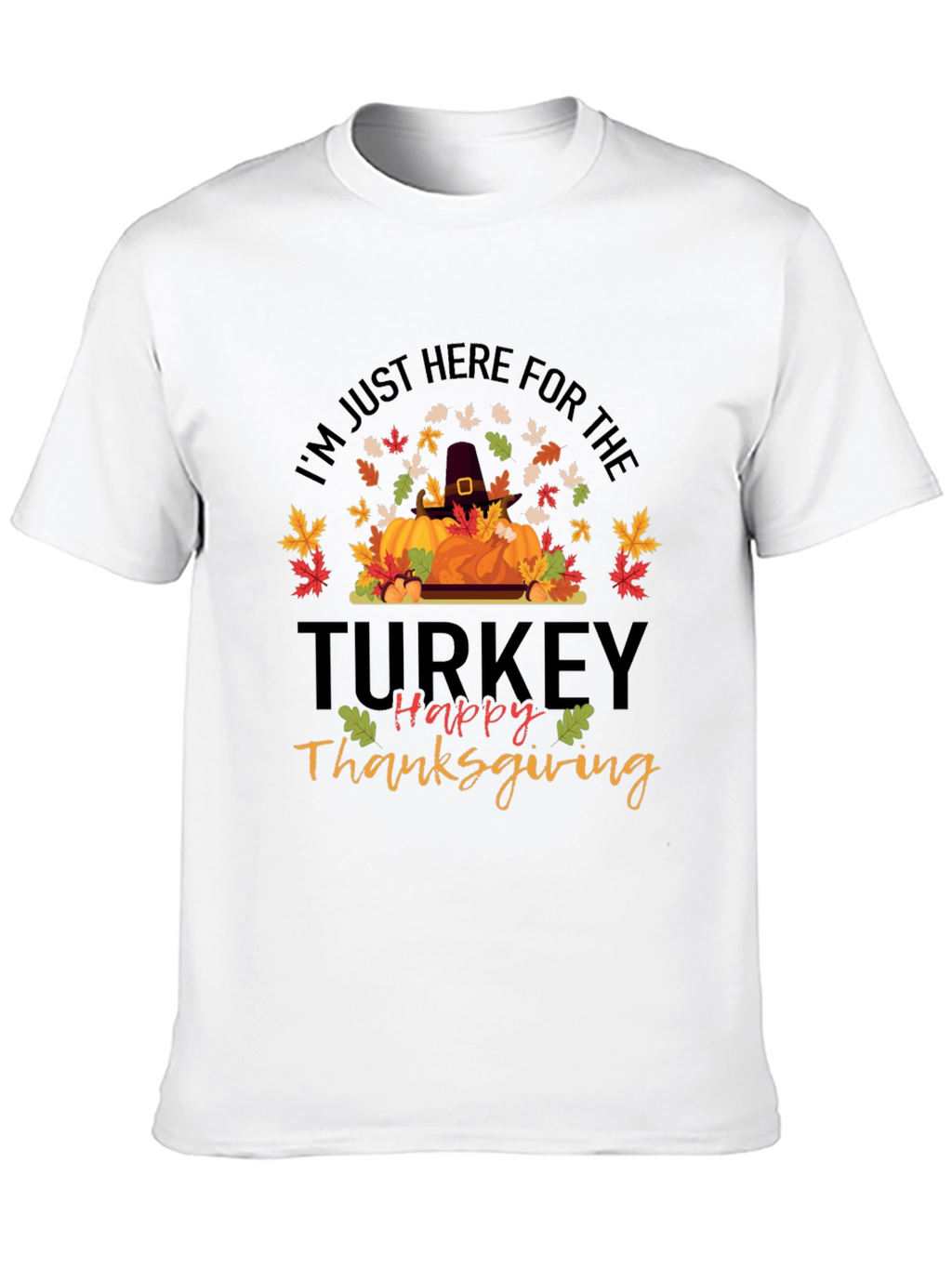 Thanksgiving Turkey Graphic T-Shirt