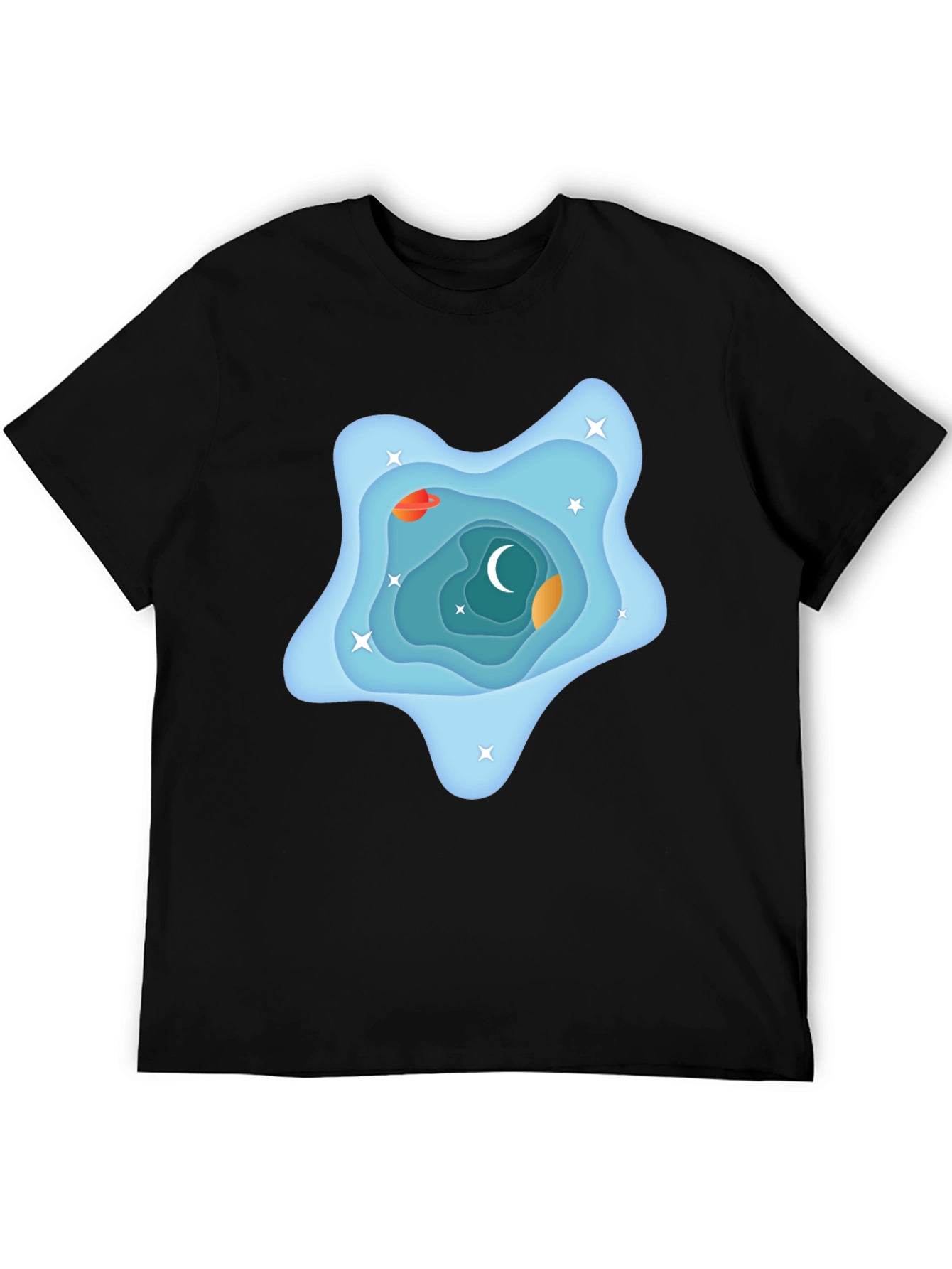 Galaxy Dream T-Shirt - Black Cotton Tee