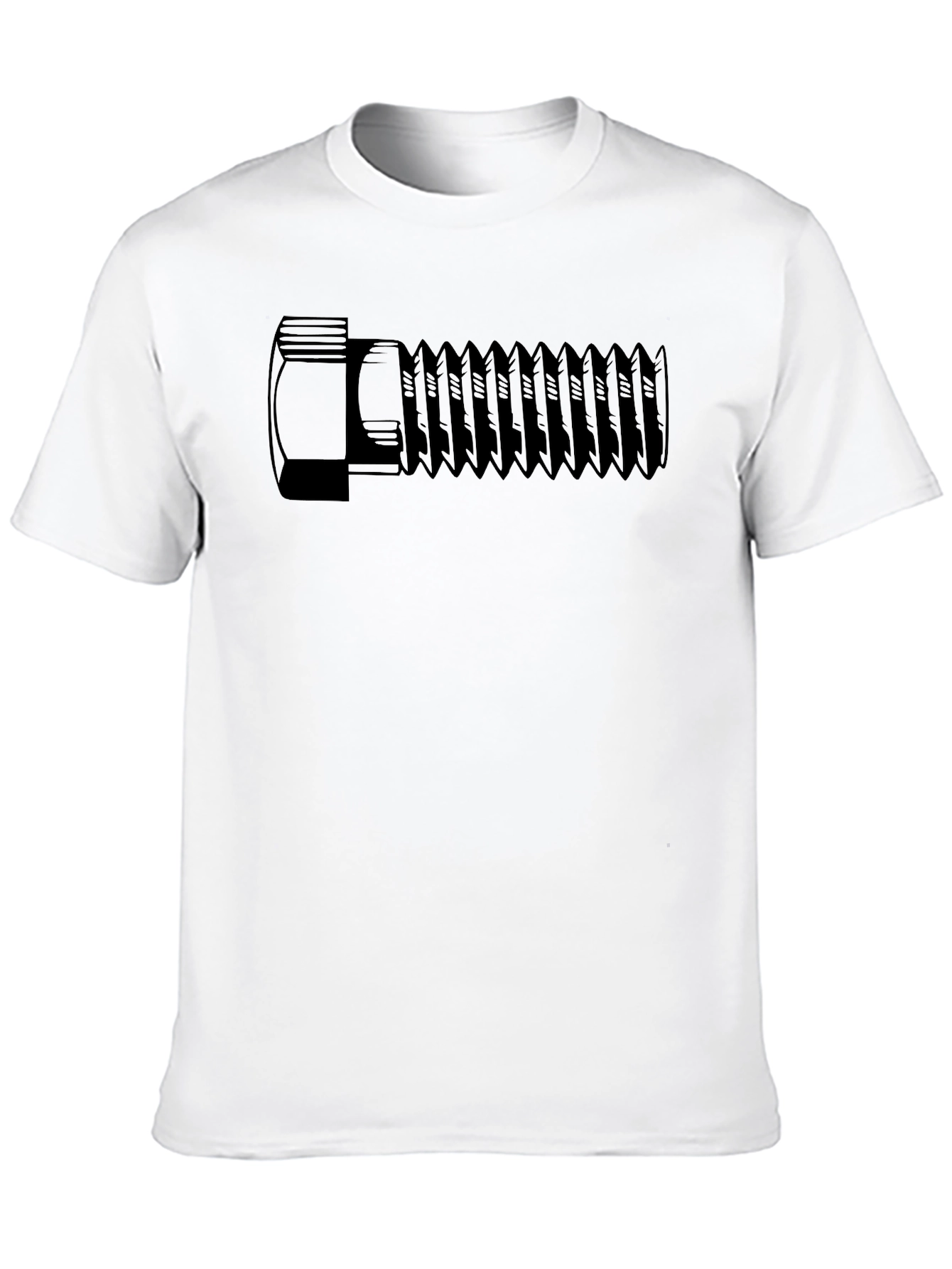 Bolt Graphic Tee - Black Cotton Crewneck
