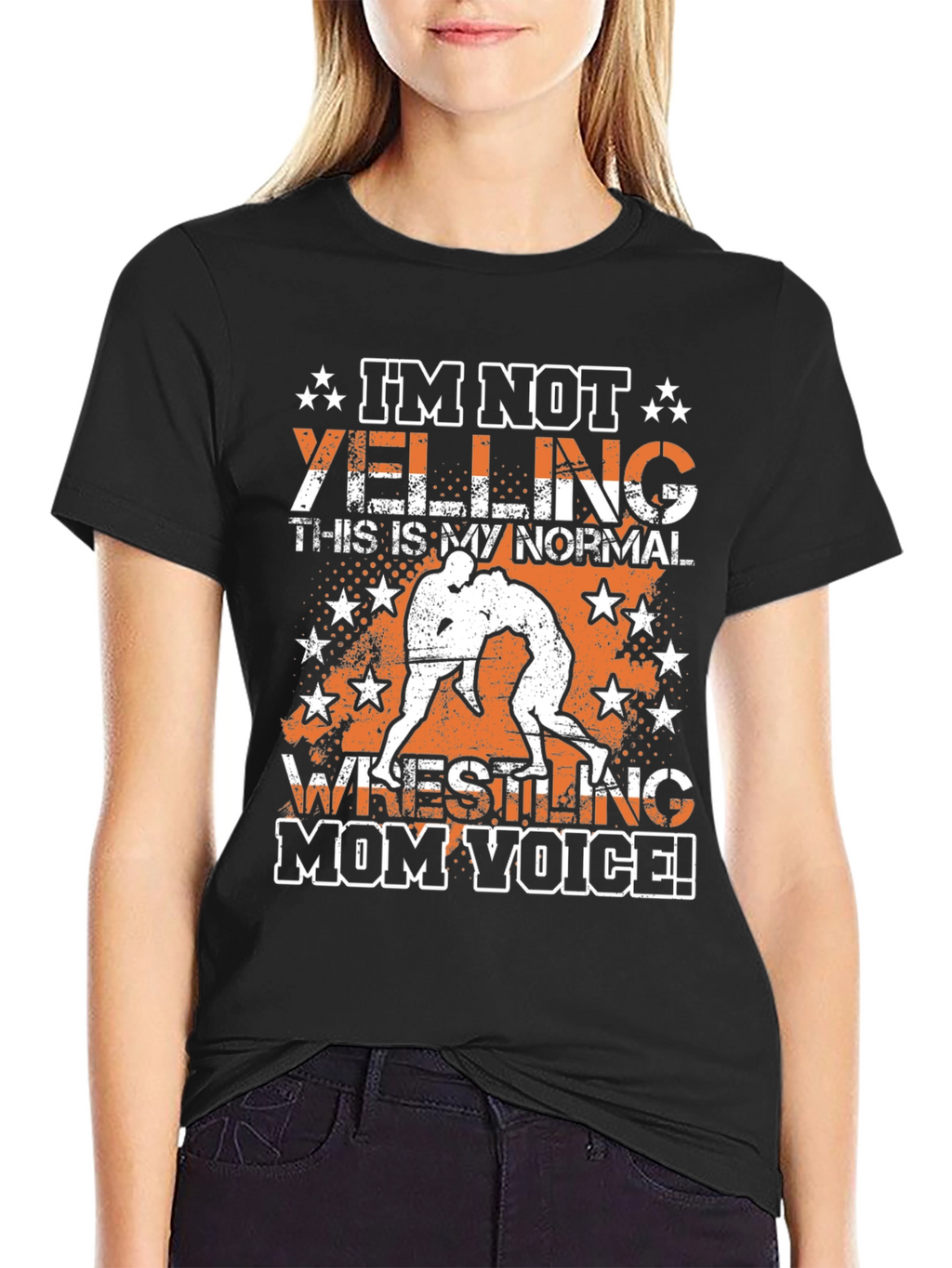 Wrestling Mom Voice Graphic Tee