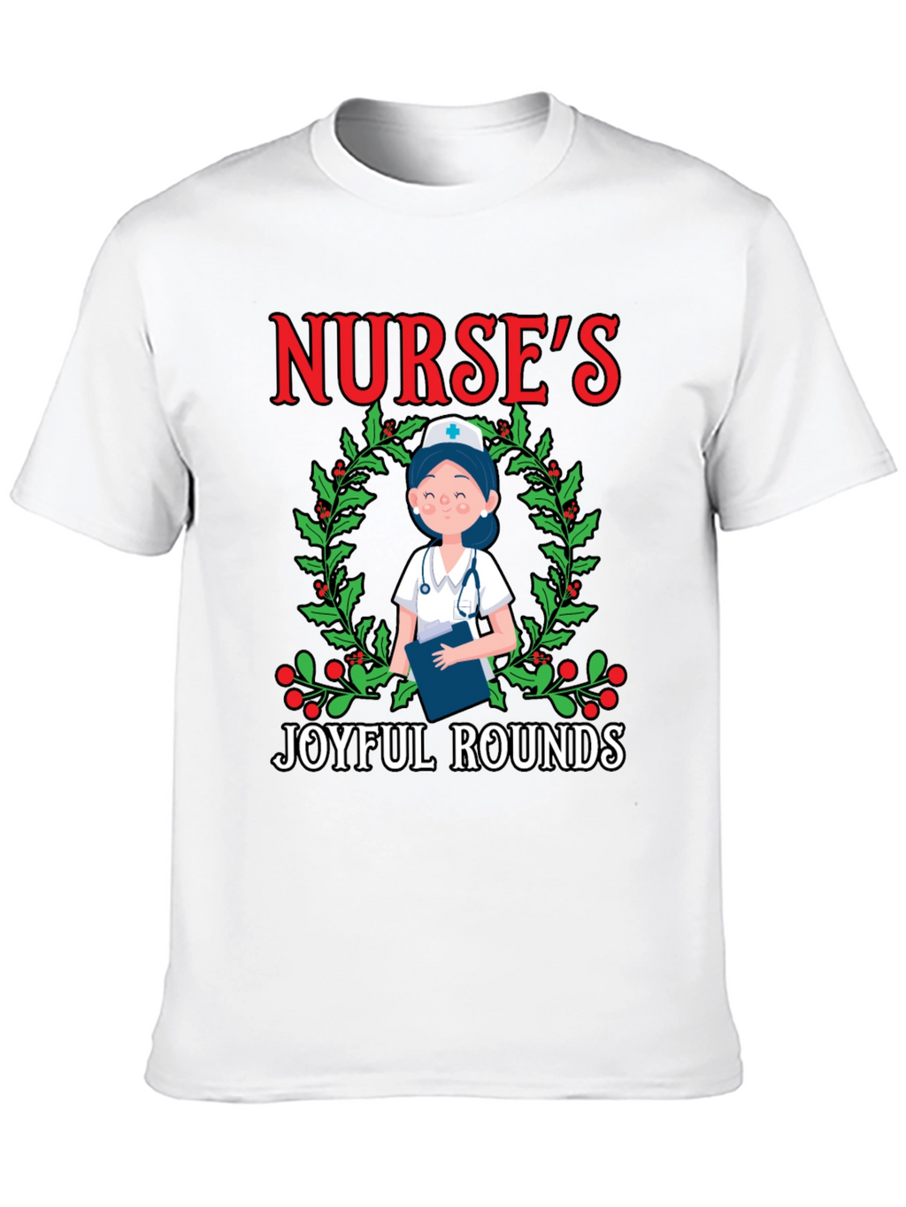 Nurses Joyful Rounds Christmas T-Shirt