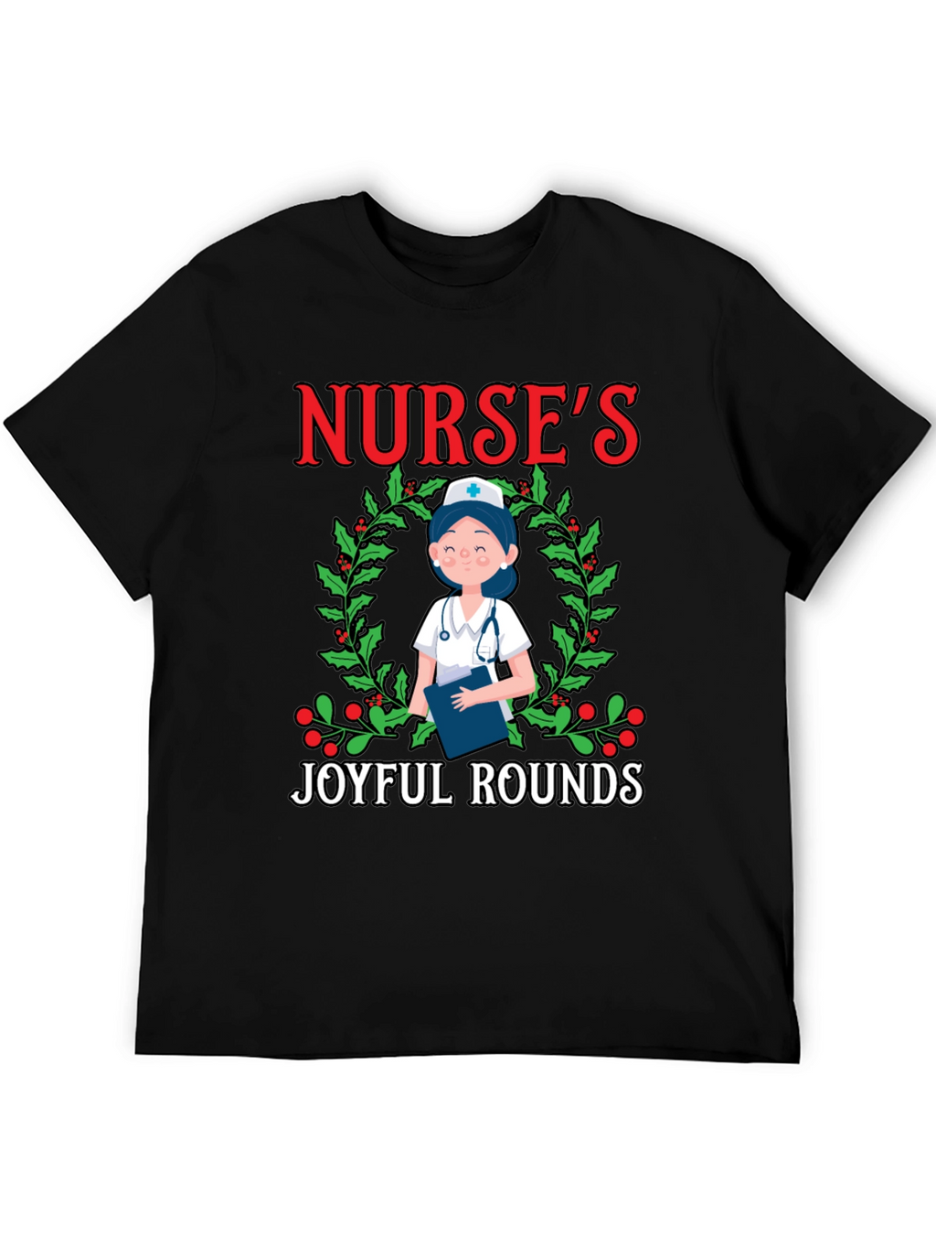 Nurses Joyful Rounds Christmas T-Shirt