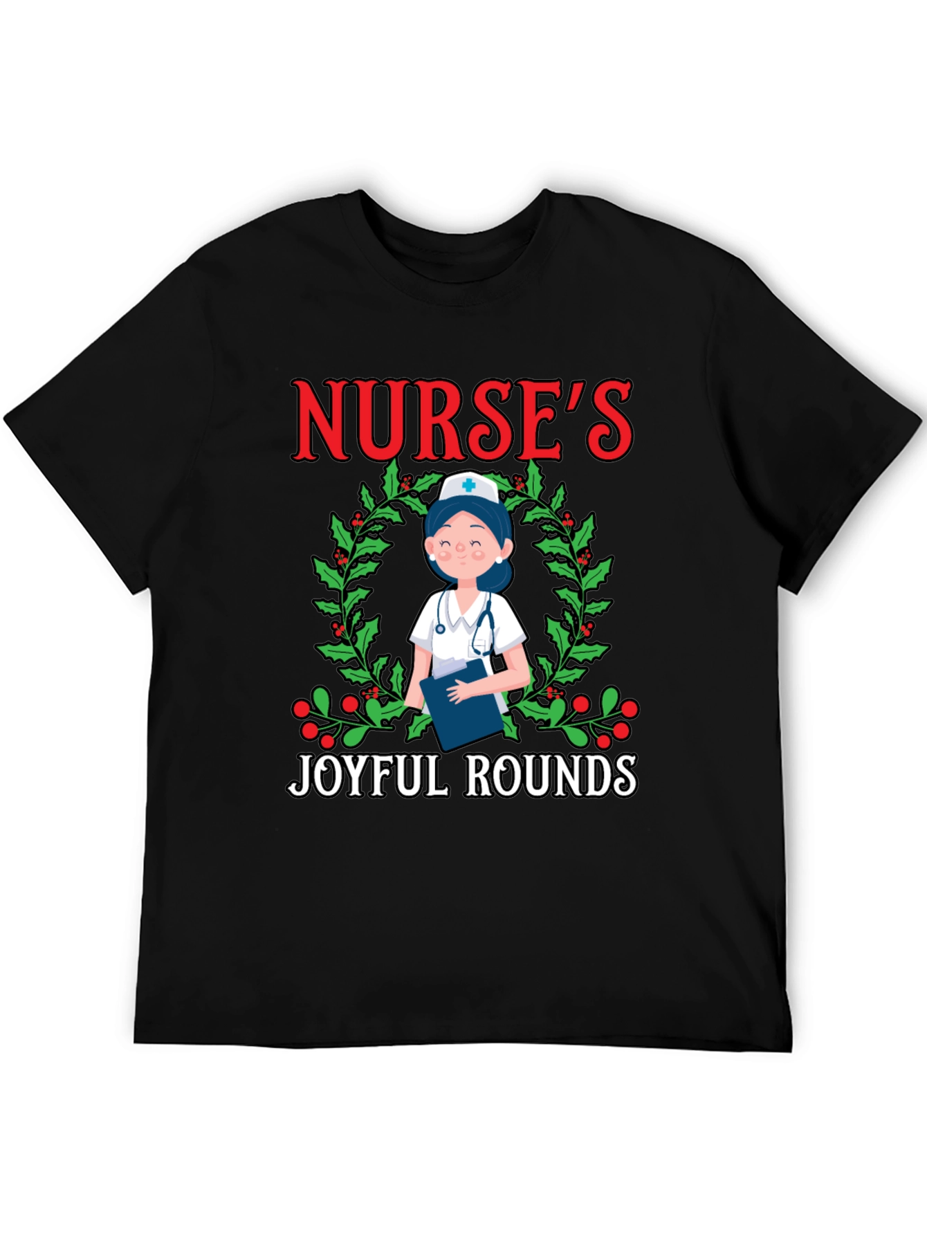 Nurses Joyful Rounds Christmas T-Shirt