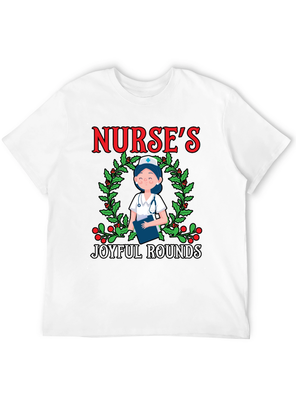 Nurses Joyful Rounds Christmas T-Shirt