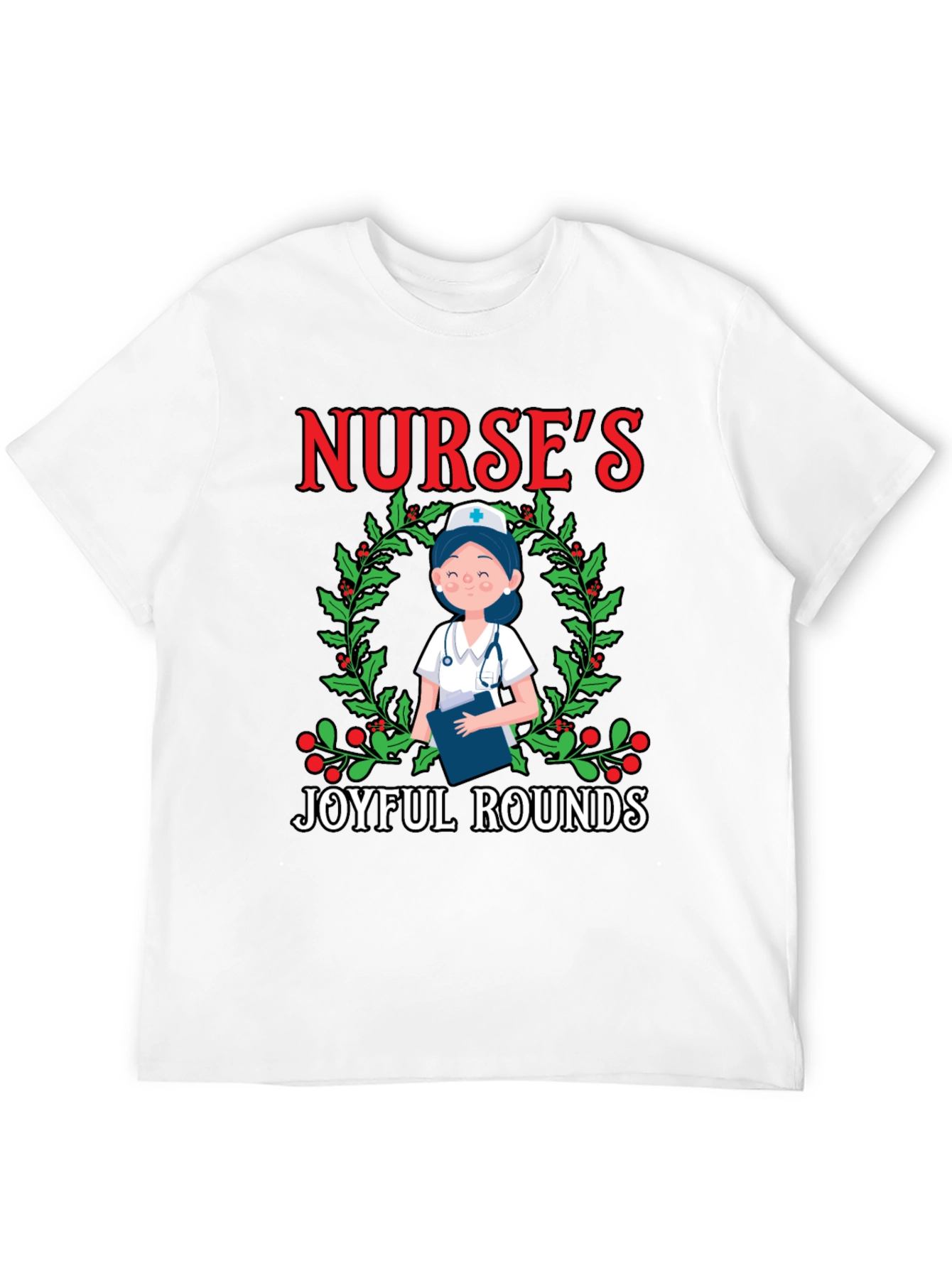 Nurses Joyful Rounds Christmas T-Shirt